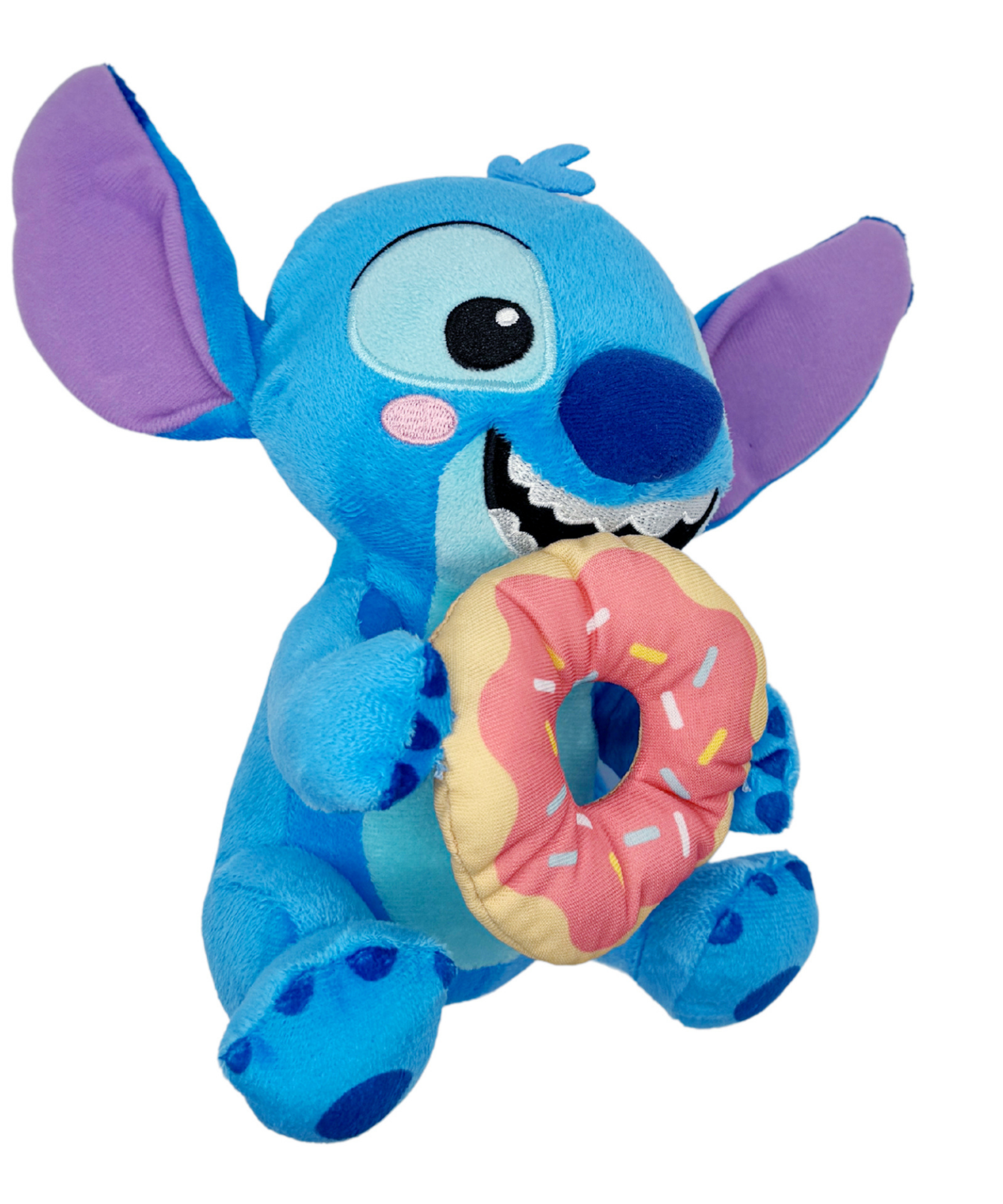 Disney Lilo & Stitch Donut 9" Inch (23 cm) Plush, Soft and Cuddly Huggable Stuffed Alien Animal Toy, Officially Licensed Kids Toys By Just Play, Suitable for Children, Boys and Girls, Aged 2 Years+