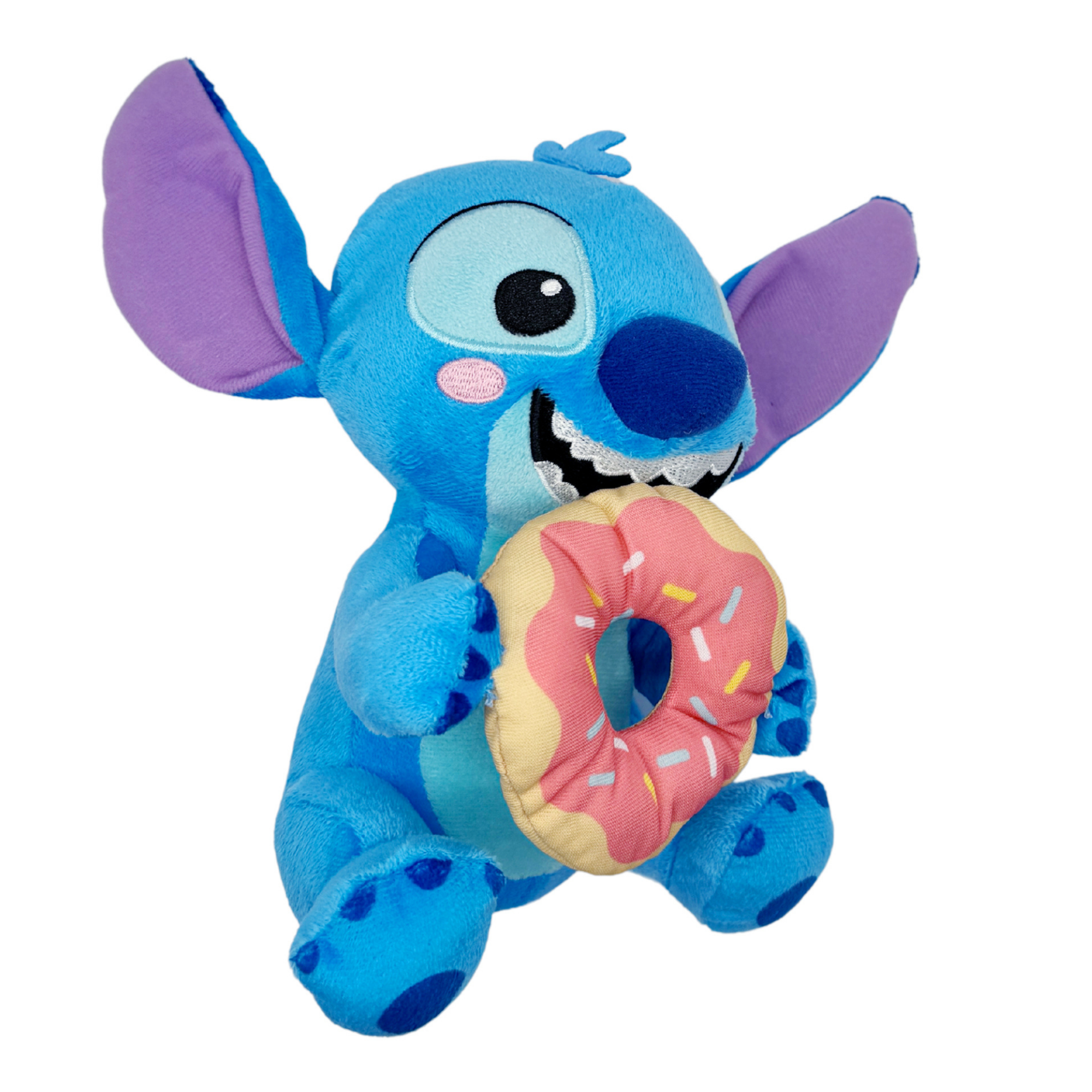 Disney Lilo & Stitch Donut 9" Inch (23 cm) Plush, Soft and Cuddly Huggable Stuffed Alien Animal Toy, Officially Licensed Kids Toys By Just Play, Suitable for Children, Boys and Girls, Aged 2 Years+