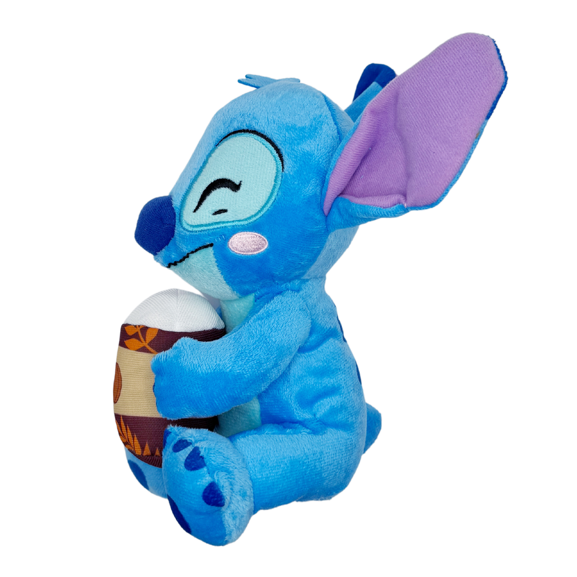 Disney Lilo & Stitch Latte 9" Inch (23 cm) Plush, Soft and Cuddly Huggable Stuffed Alien Animal Toy, Officially Licensed Kids Toys By Just Play, Suitable for Children, Boys and Girls, Aged 2 Years+
