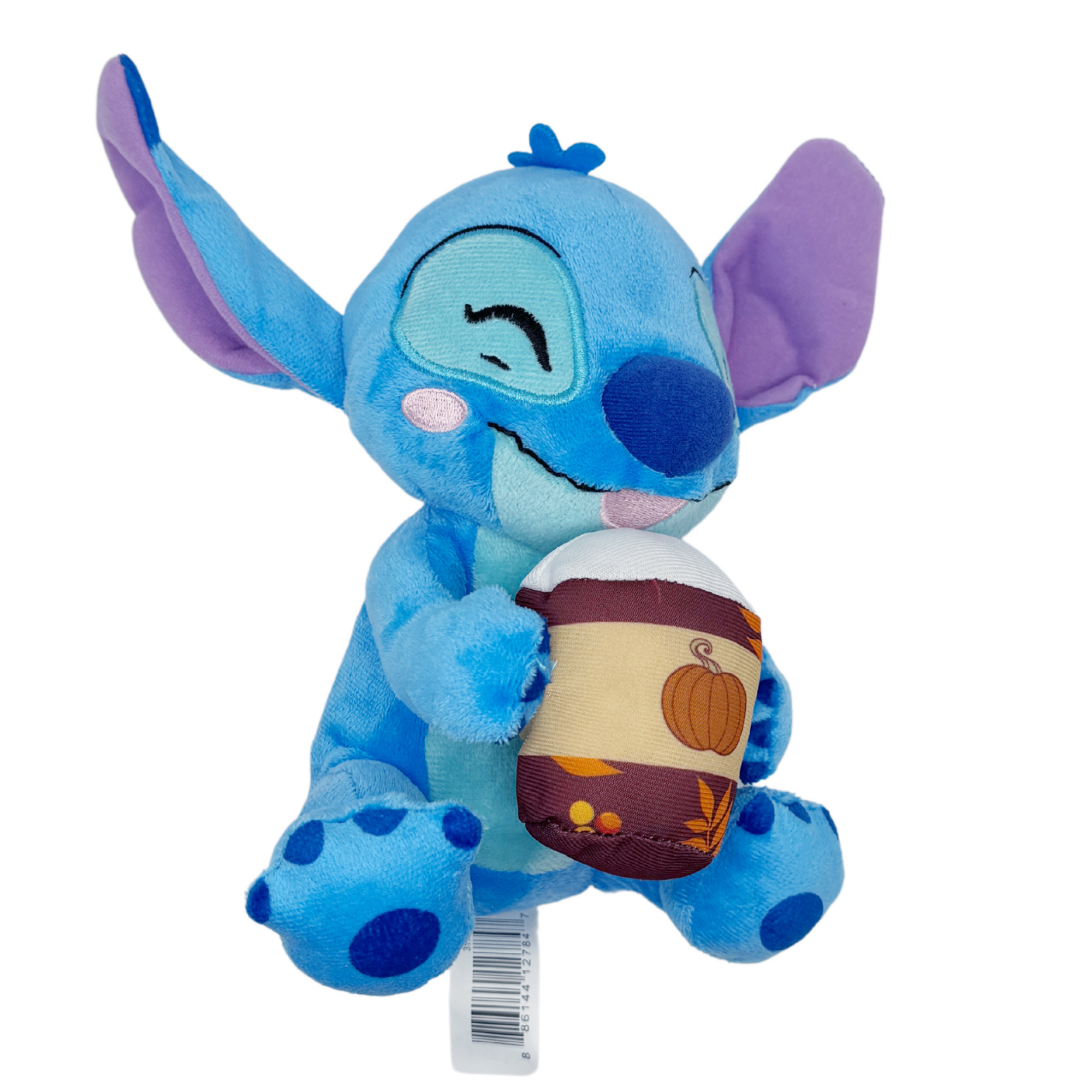 Disney Lilo & Stitch Latte 9" Inch (23 cm) Plush, Soft and Cuddly Huggable Stuffed Alien Animal Toy, Officially Licensed Kids Toys By Just Play, Suitable for Children, Boys and Girls, Aged 2 Years+