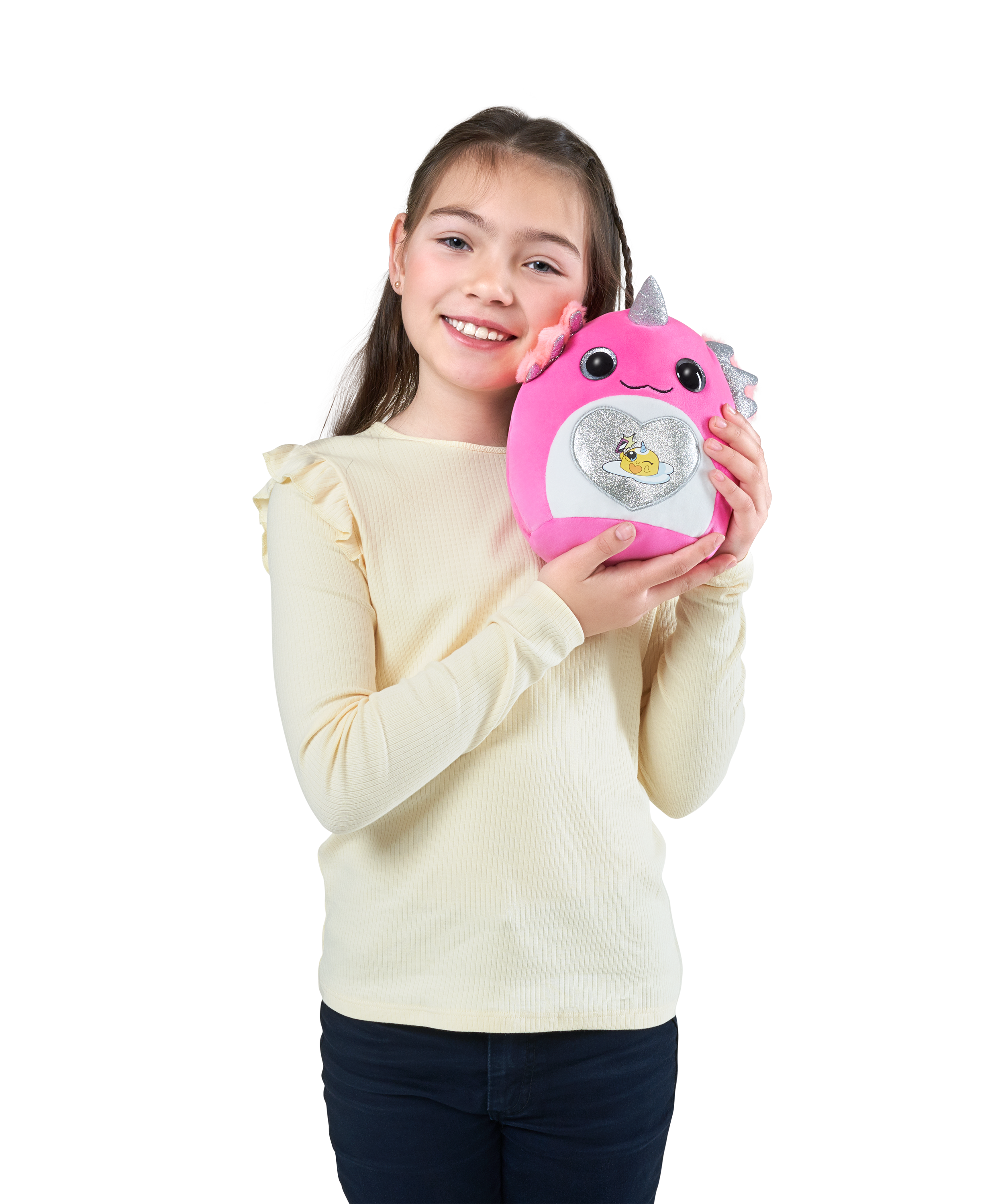 Rainbocorns Eggzania Mini Mania Series 1 Surprise Plush Toy for Girls Ages 3+, Collectible Stuffed Animal with 10+ Surprises, Slime, Stickers & Wearable Jewelry