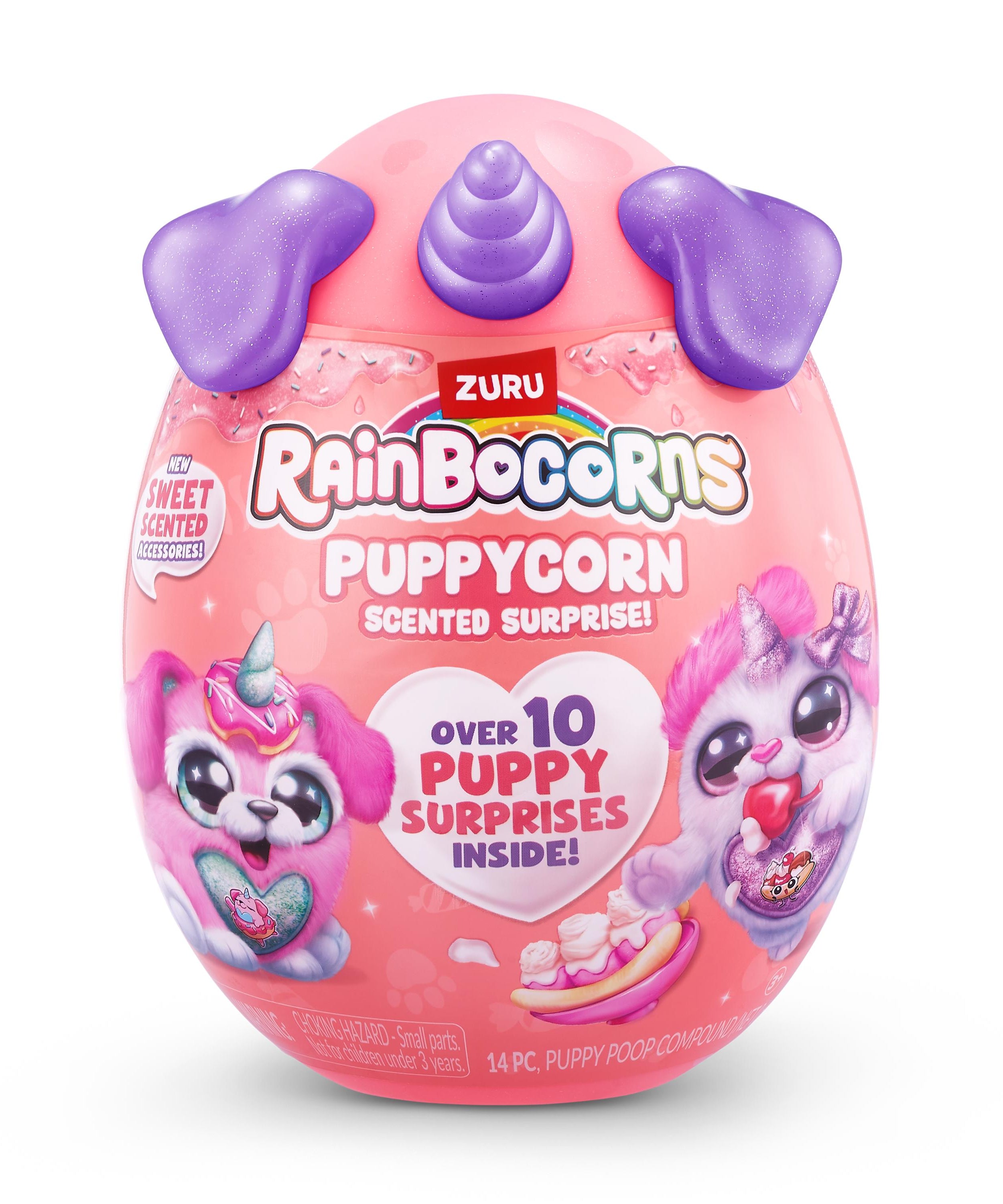 Rainbocorns Puppycorn Surprise S8 PDQ, Cute Collectible Plush Toy for Girls, Age 3+