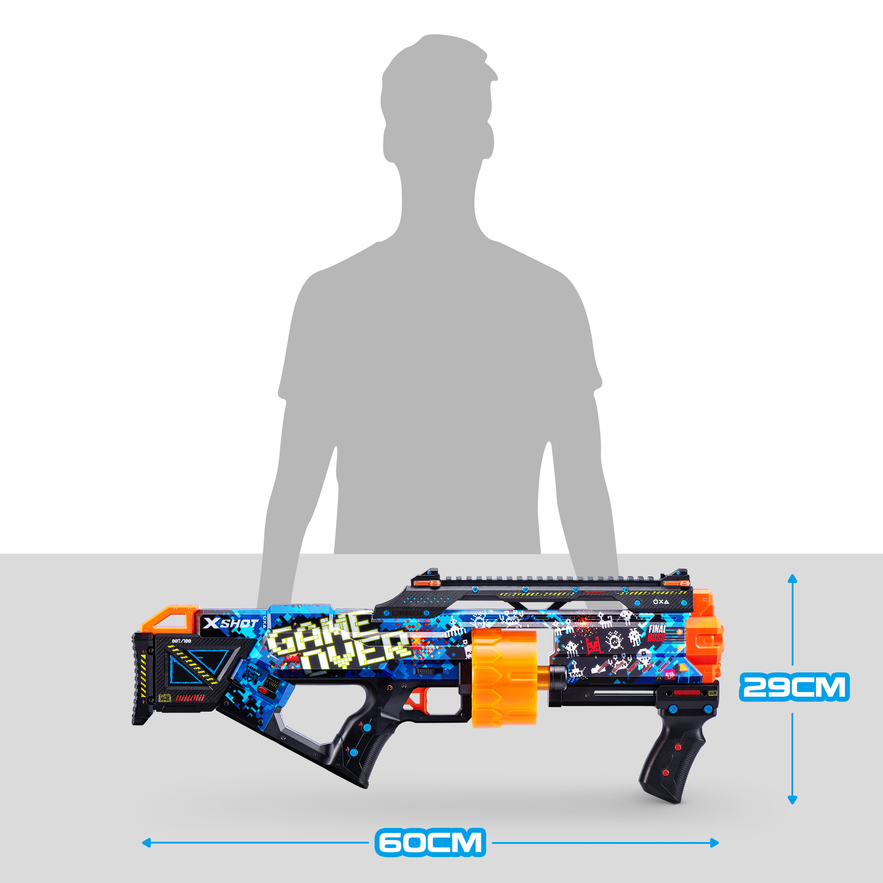 XSHOT Skins Last Stand Beast Out, Foam Blaster Toy Gun for Boys & Girls, Ages 8+
