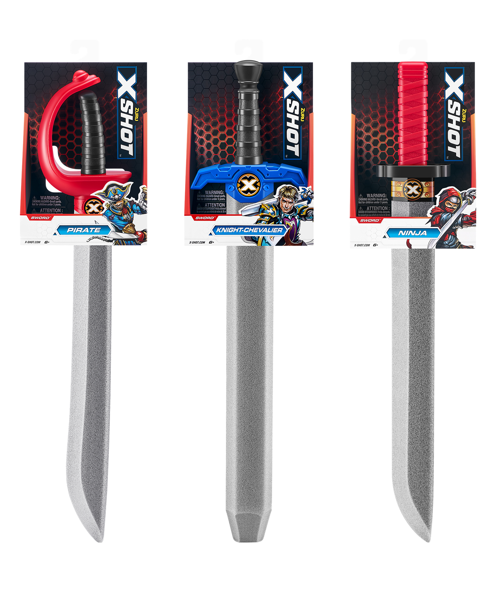 X Shot Swords Assorted, Toy Weapon Set for Boys, Age 6+