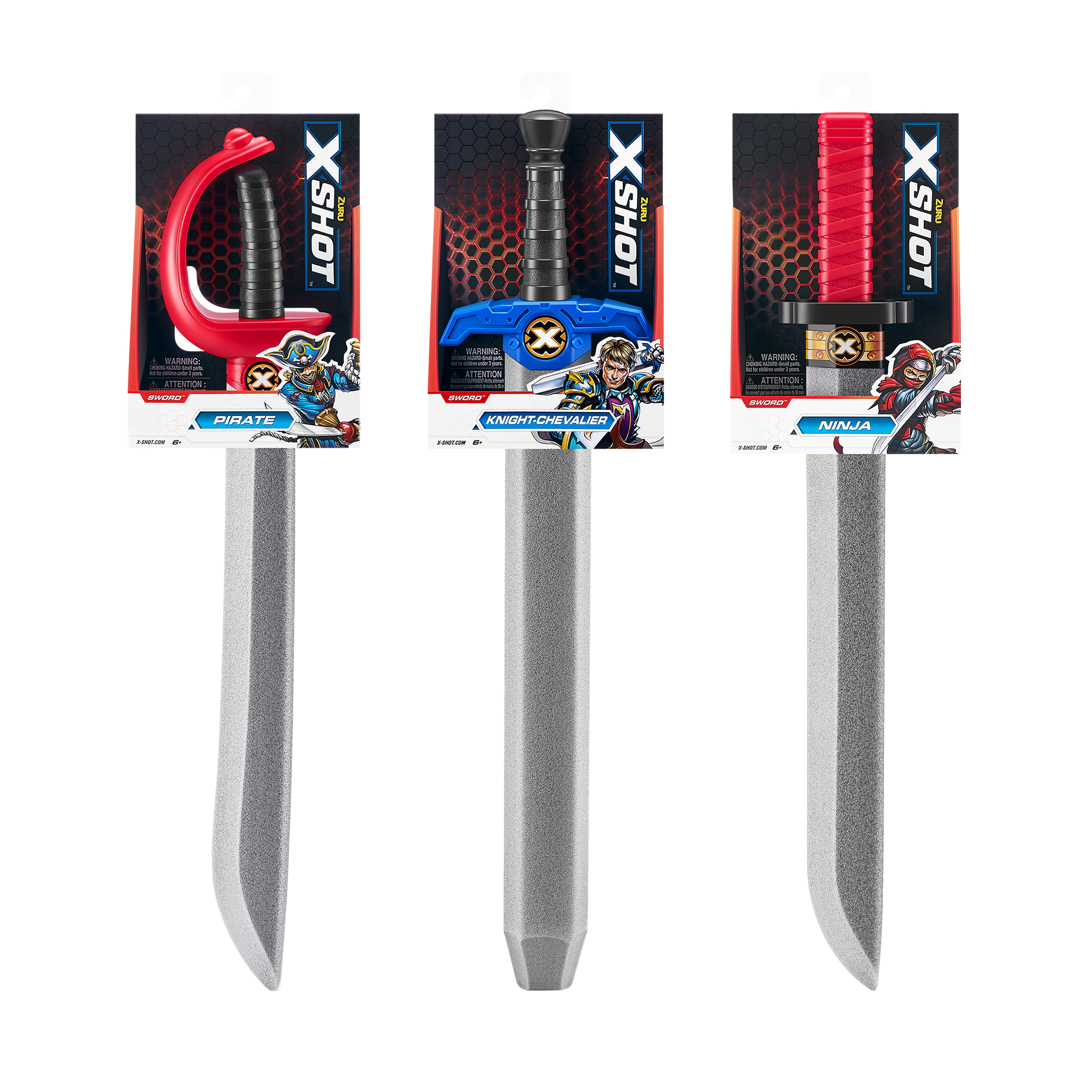 X Shot Swords Assorted, Toy Weapon Set for Boys, Age 6+