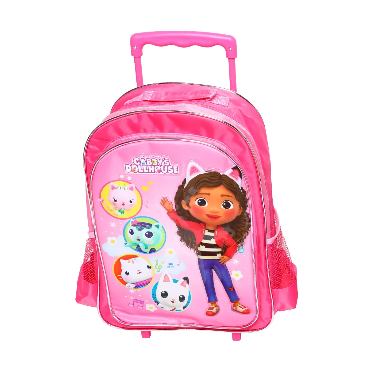 Universal Gabby’s Dollhouse Value Pack 5-in-1 16-Inch Trolley Backpack – School and Travel Bag for Kids