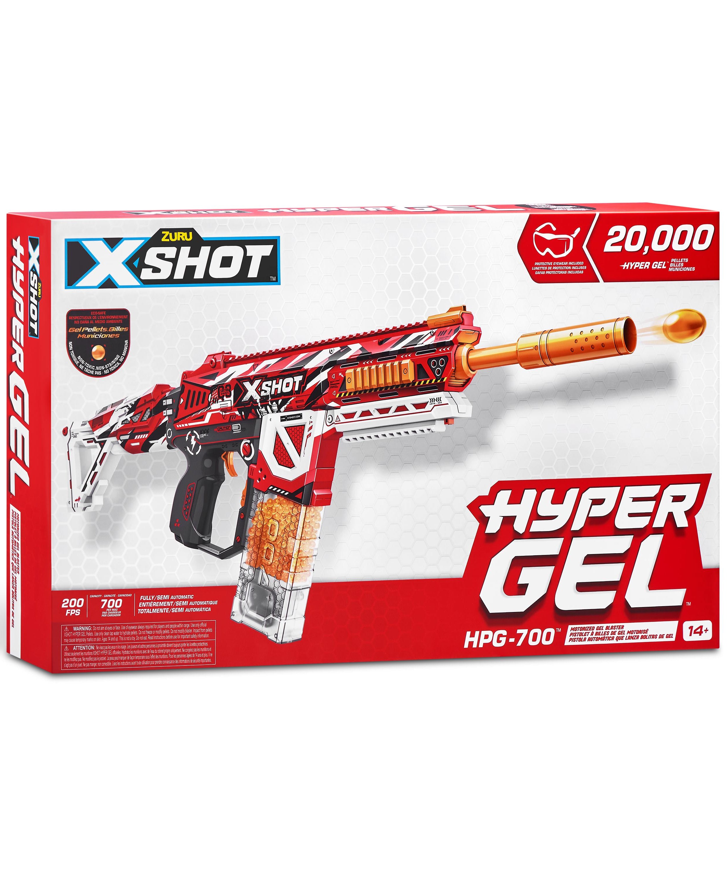 X Shot Hyper Gel Blaster Large with 20000 Gellets, Toy for Boys, Age 14+