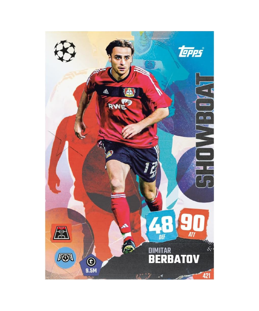 Topps Match Attax UCC 2025 2026 Mini Tin Collectible Football Trading Cards with 32 Cards and Exclusive Worldies Limited Editions, Official UEFA Licensed, Assorted Tin