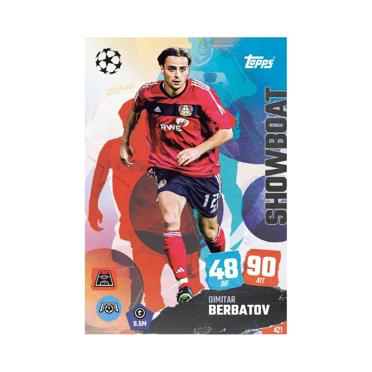 Topps Match Attax UCC 2025 2026 Mini Tin Collectible Football Trading Cards with 32 Cards and Exclusive Worldies Limited Editions, Official UEFA Licensed, Assorted Tin