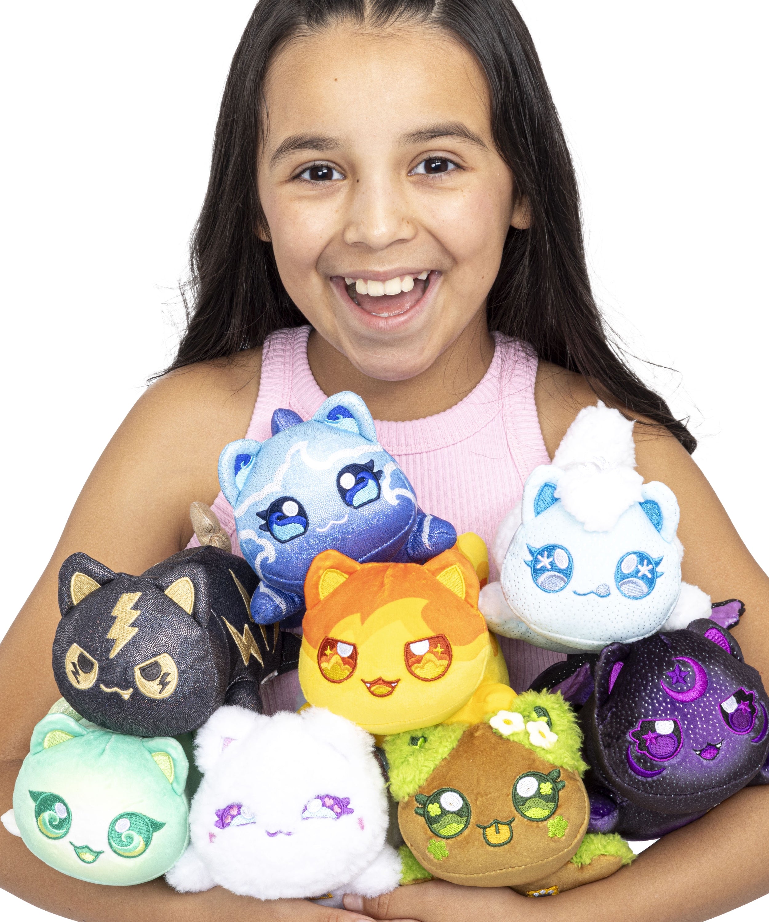 Aphmau Mystery MeeMeow Plush Elemental, Collectible Toy for Kids, Age 5+