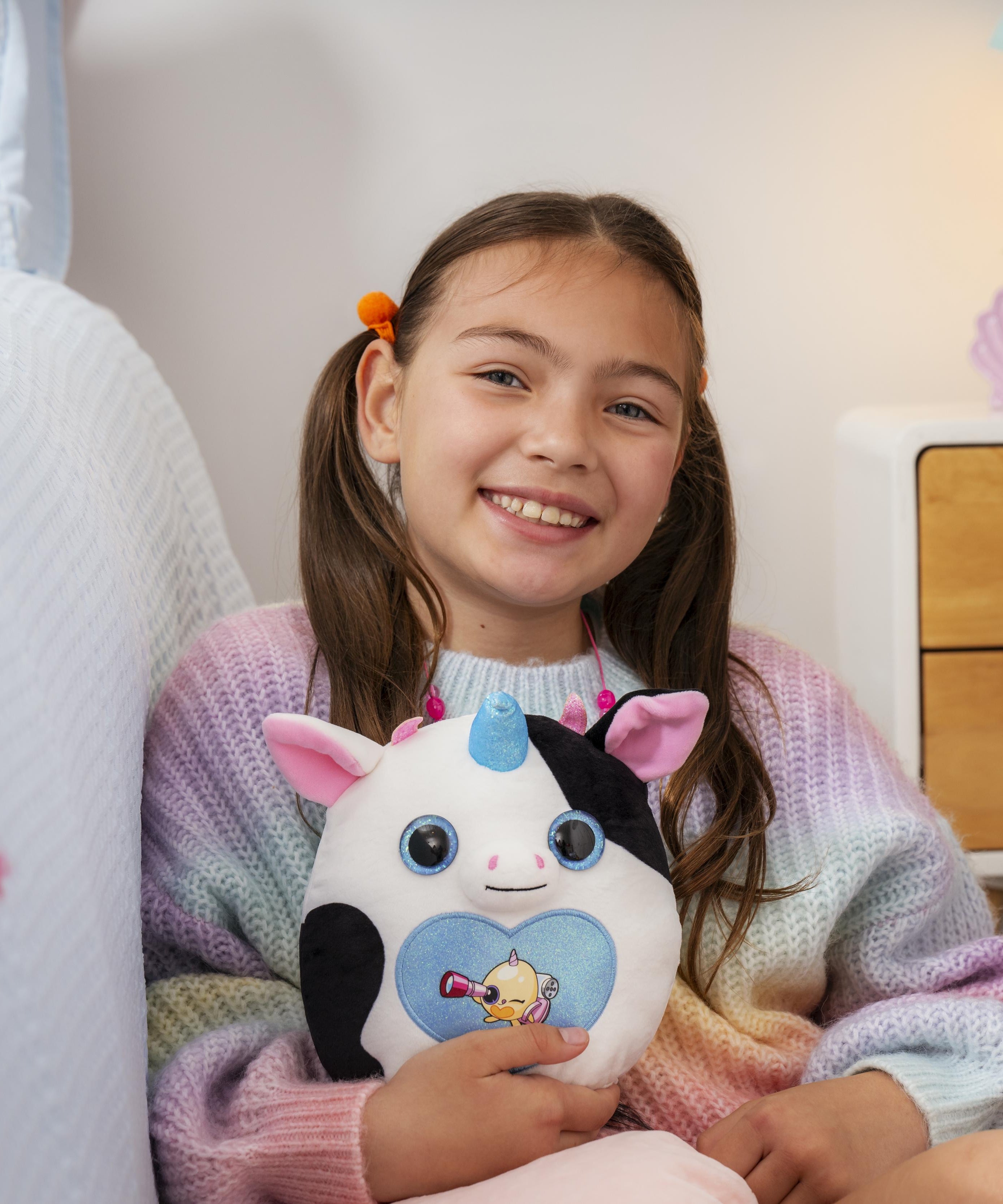 Rainbocorns Eggzania Mini Mania Series 1 Surprise Plush Toy for Girls Ages 3+, Collectible Stuffed Animal with 10+ Surprises, Slime, Stickers & Wearable Jewelry