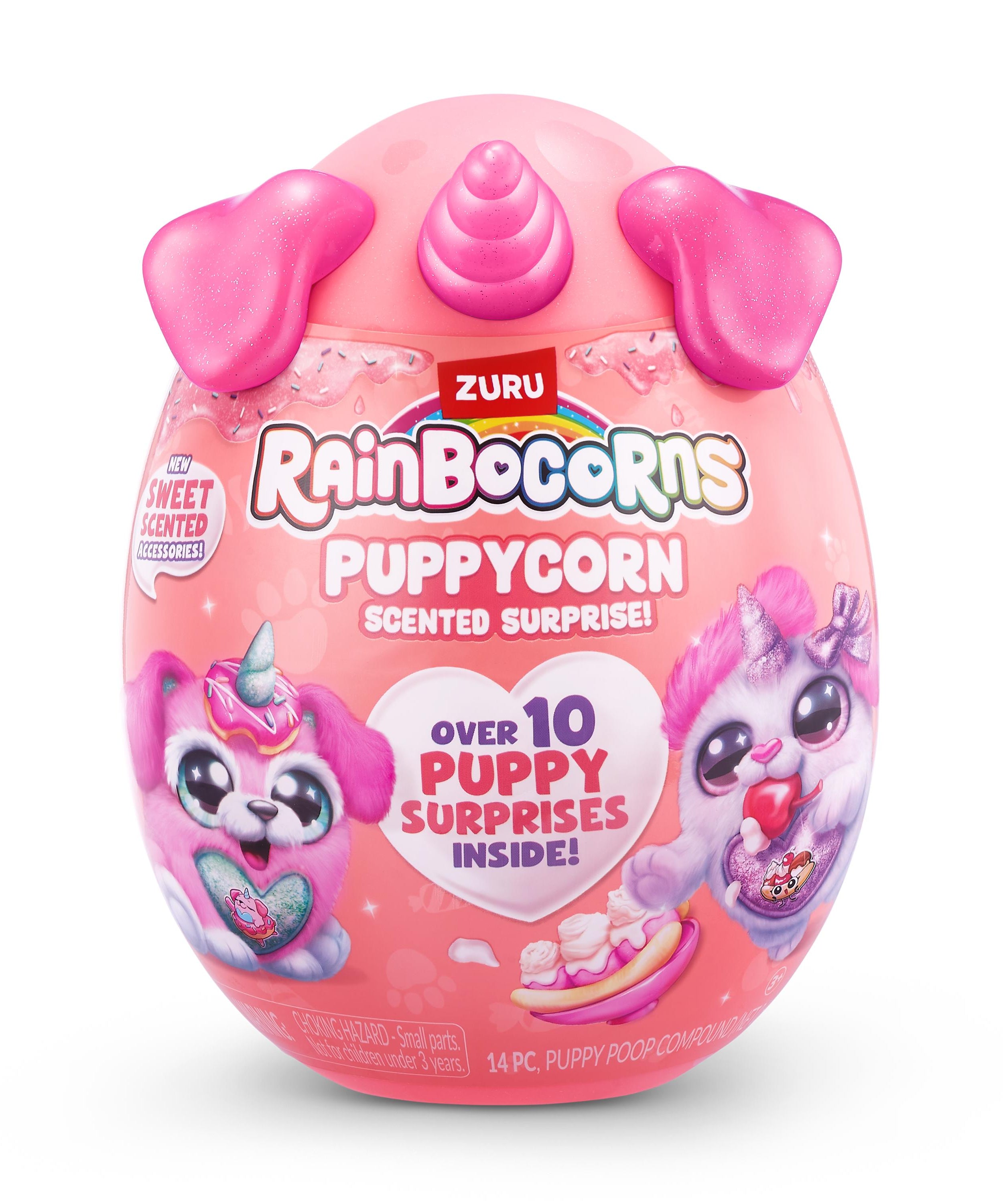 Rainbocorns Puppycorn Surprise S8 PDQ, Cute Collectible Plush Toy for Girls, Age 3+