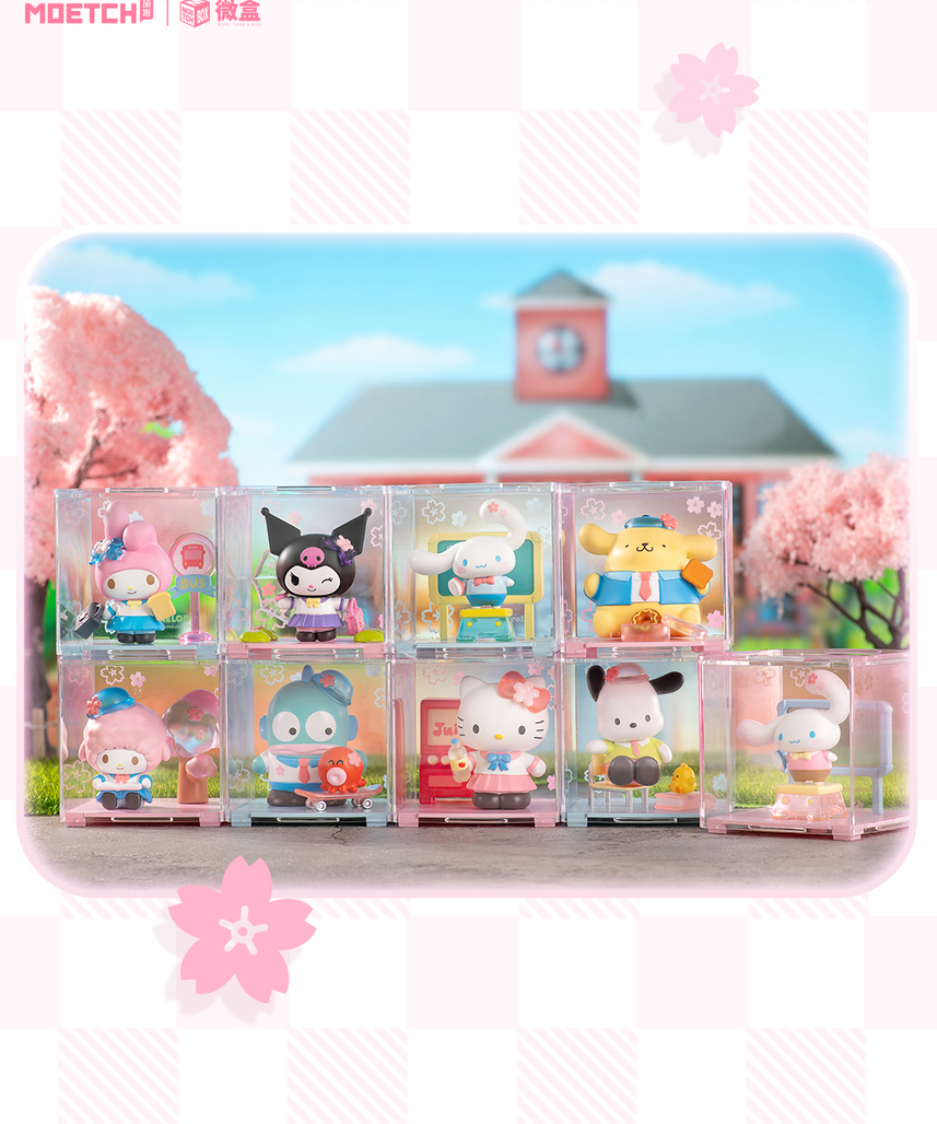 شخصيات مويتش سانريو ستار أكاديمي ميني بوكس ​​برو بلايند بوكس، ألعاب غامضة قابلة للتجميع مع علبة عرض أكريليك، 8 تصاميم + سر نادر، للأعمار من 6 سنوات فما فوق