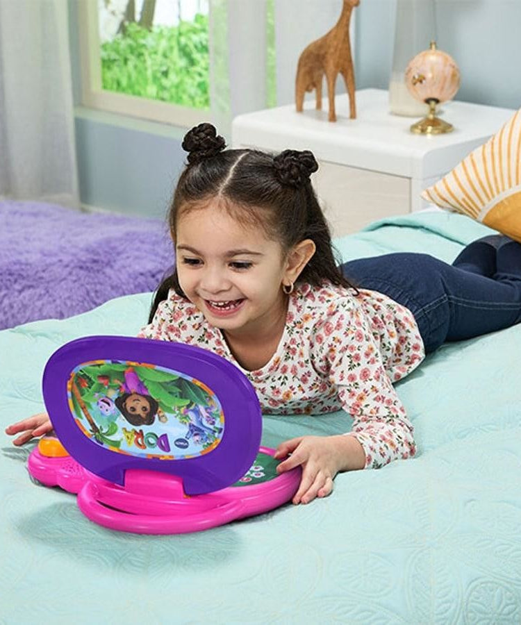 VTech Dora More to Explore Learning Laptop for Kids, Interactive Educational Toy with Backlit LCD Screen, QWERTY Keyboard, English & Spanish Learning Activities, Ages 3+