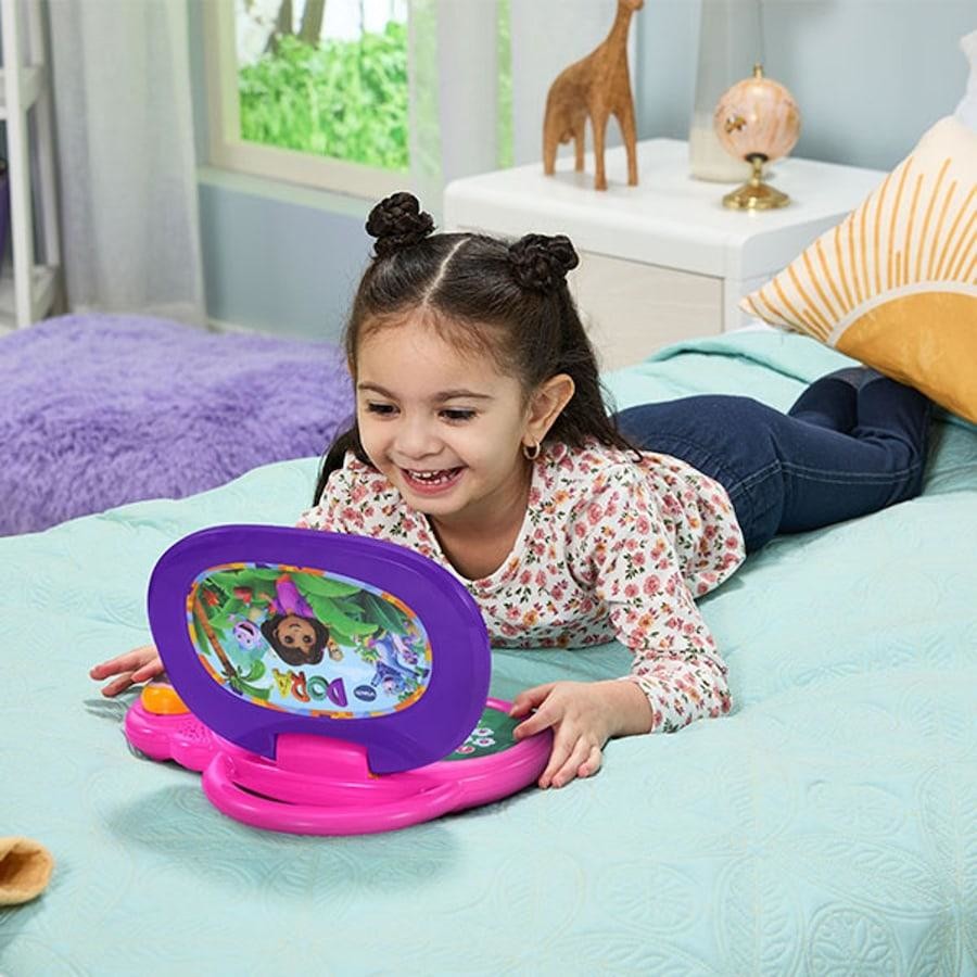 VTech Dora More to Explore Learning Laptop for Kids, Interactive Educational Toy with Backlit LCD Screen, QWERTY Keyboard, English & Spanish Learning Activities, Ages 3+