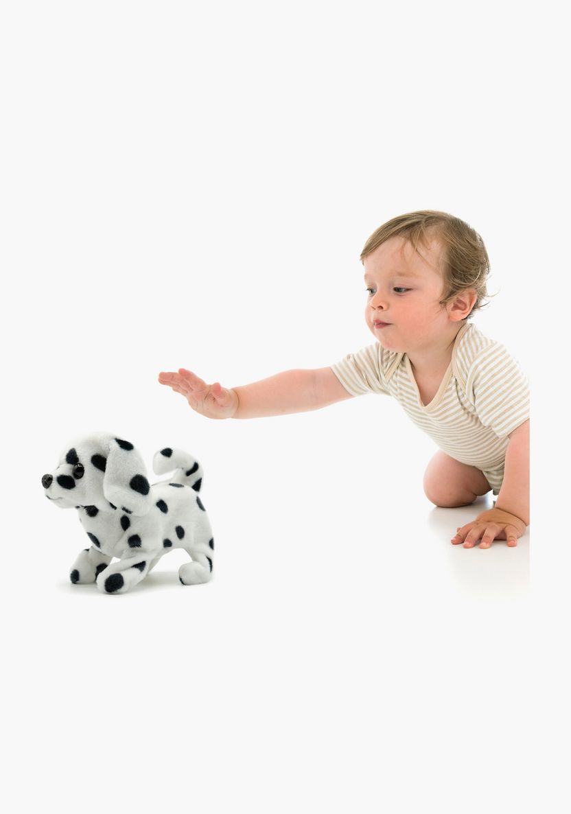 Pugs At Play Spotty Walking Dog Interactive Plush Toy with Bark Sound and Wagging Tail for Kids Ages 3 to 5