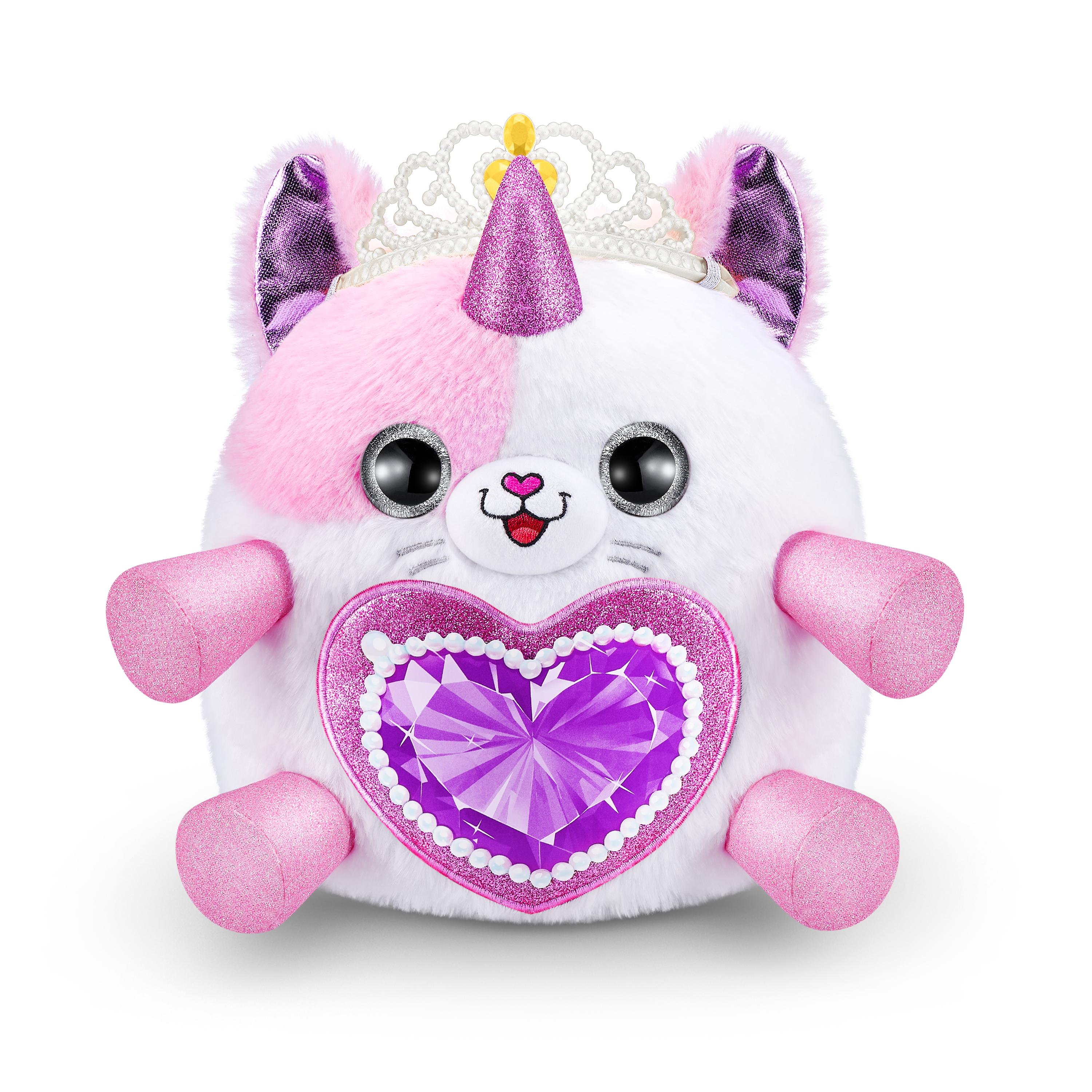 Rainbocorns Fairycorn Princess Surprise (Puppy) 11" Collectible Plush Toy with 35+ Surprises, Fairy Wings, Tiara, Wand, Boo-Boocorn, and Surprise Egg, Soft Toy for Girls Ages 3+