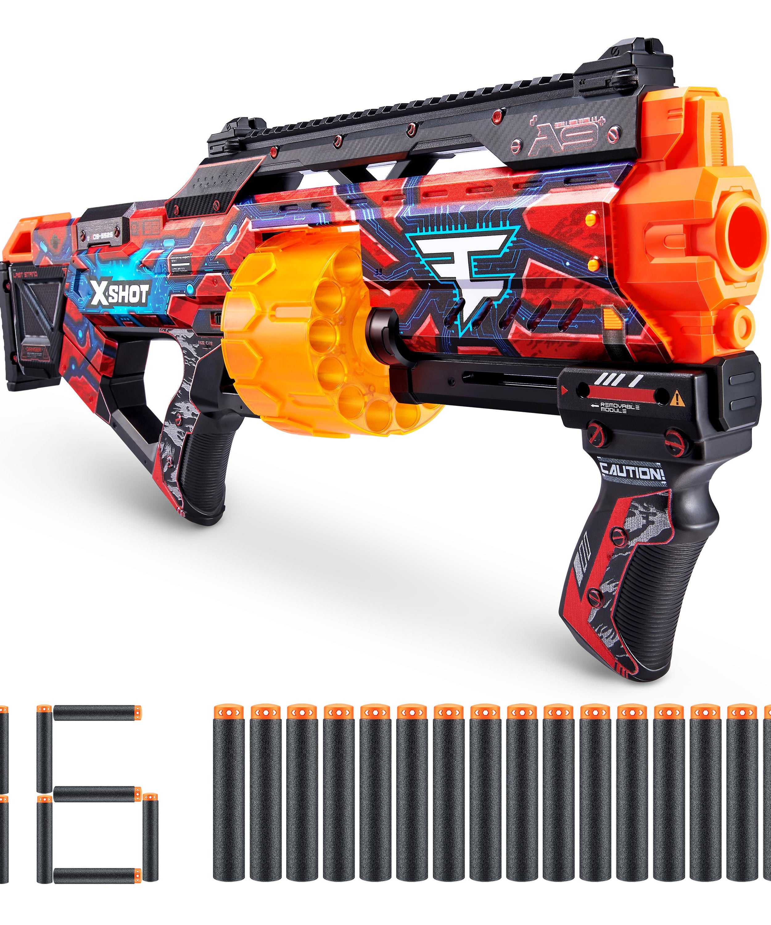 XSHOT Skins Last Stand Beast Out, Foam Blaster Toy Gun for Boys & Girls, Ages 8+