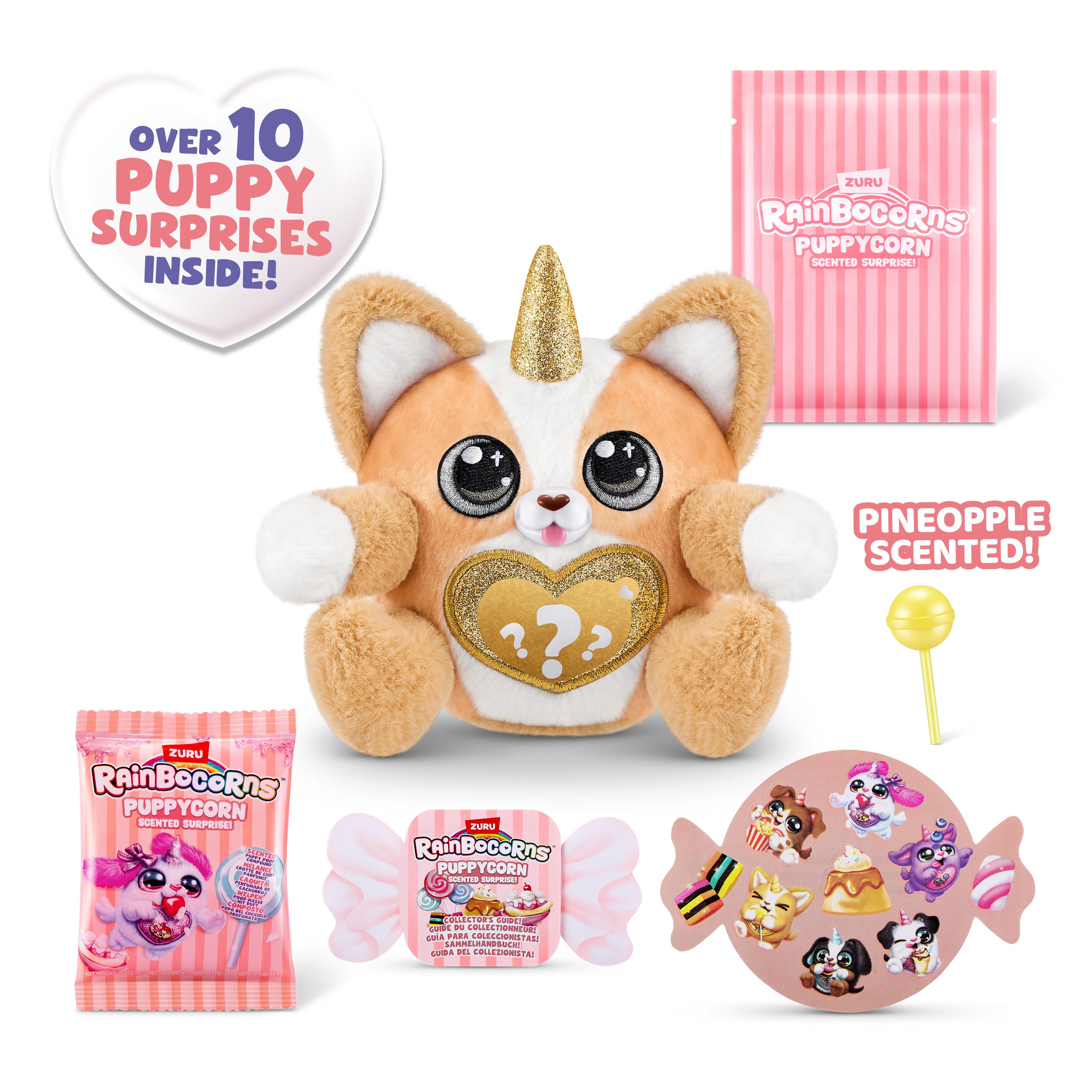Rainbocorns Puppycorn Surprise S8 PDQ, Cute Collectible Plush Toy for Girls, Age 3+