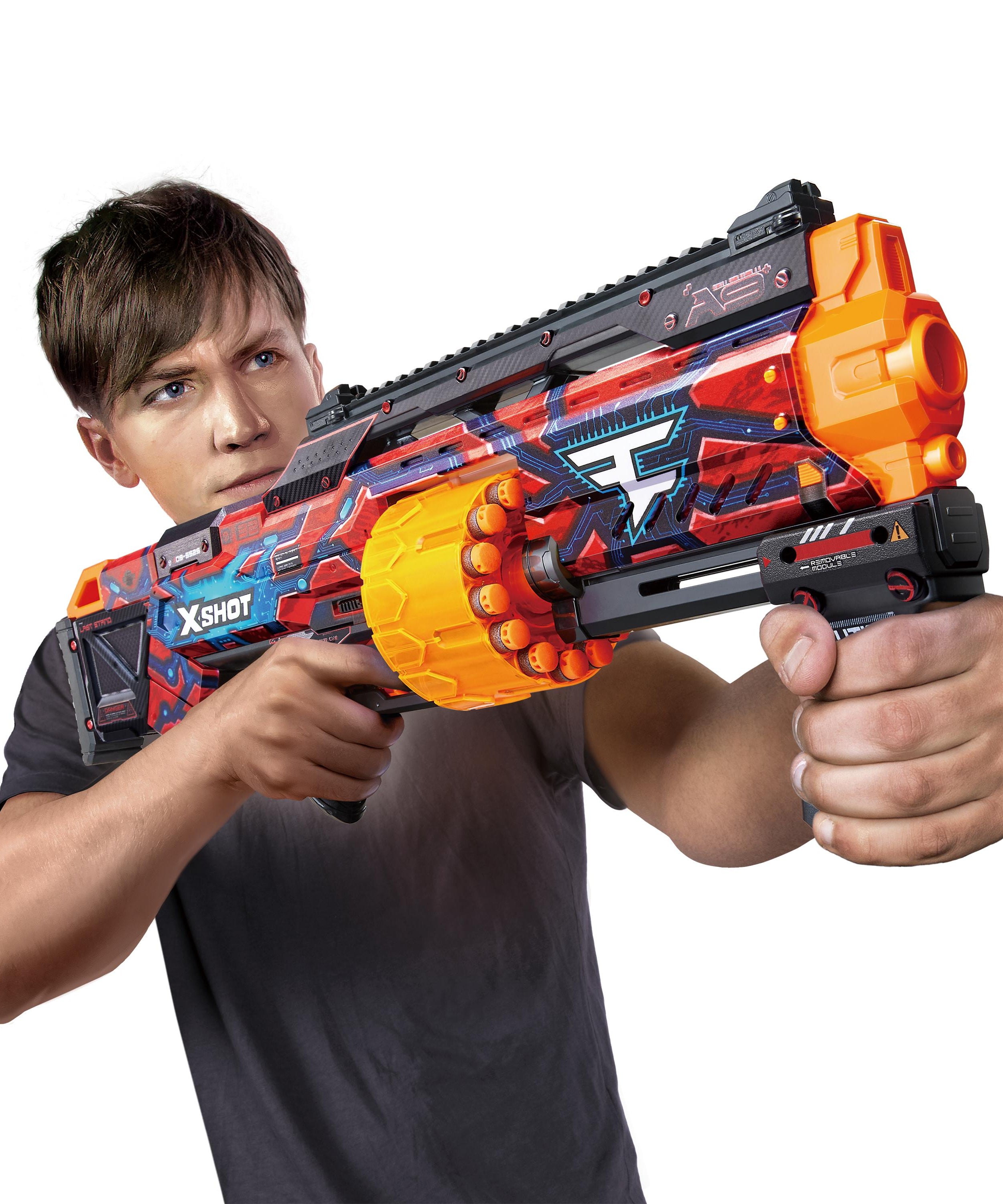 XSHOT Skins Last Stand Beast Out, Foam Blaster Toy Gun for Boys & Girls, Ages 8+
