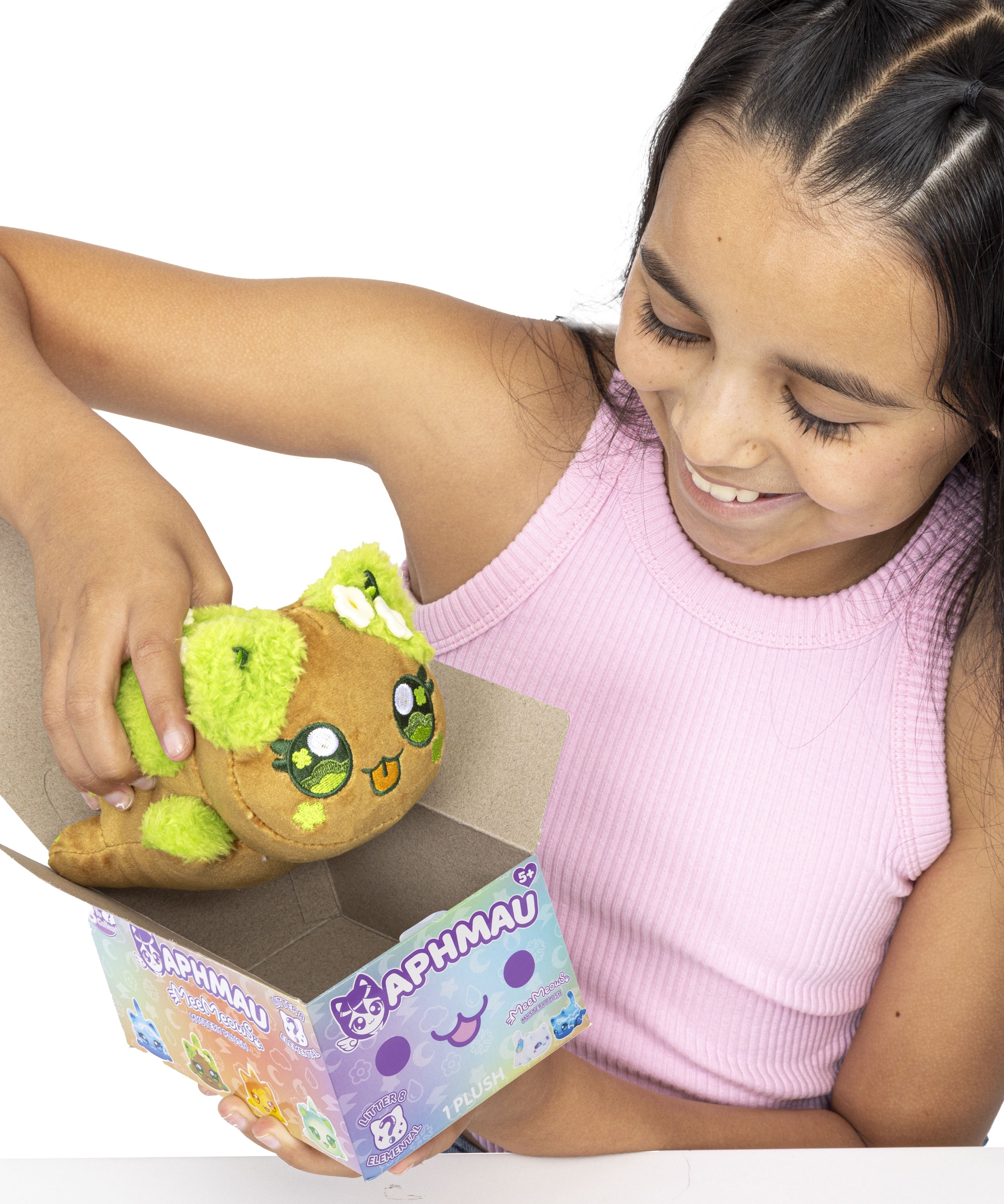 Aphmau Mystery MeeMeow Plush Elemental, Collectible Toy for Kids, Age 5+