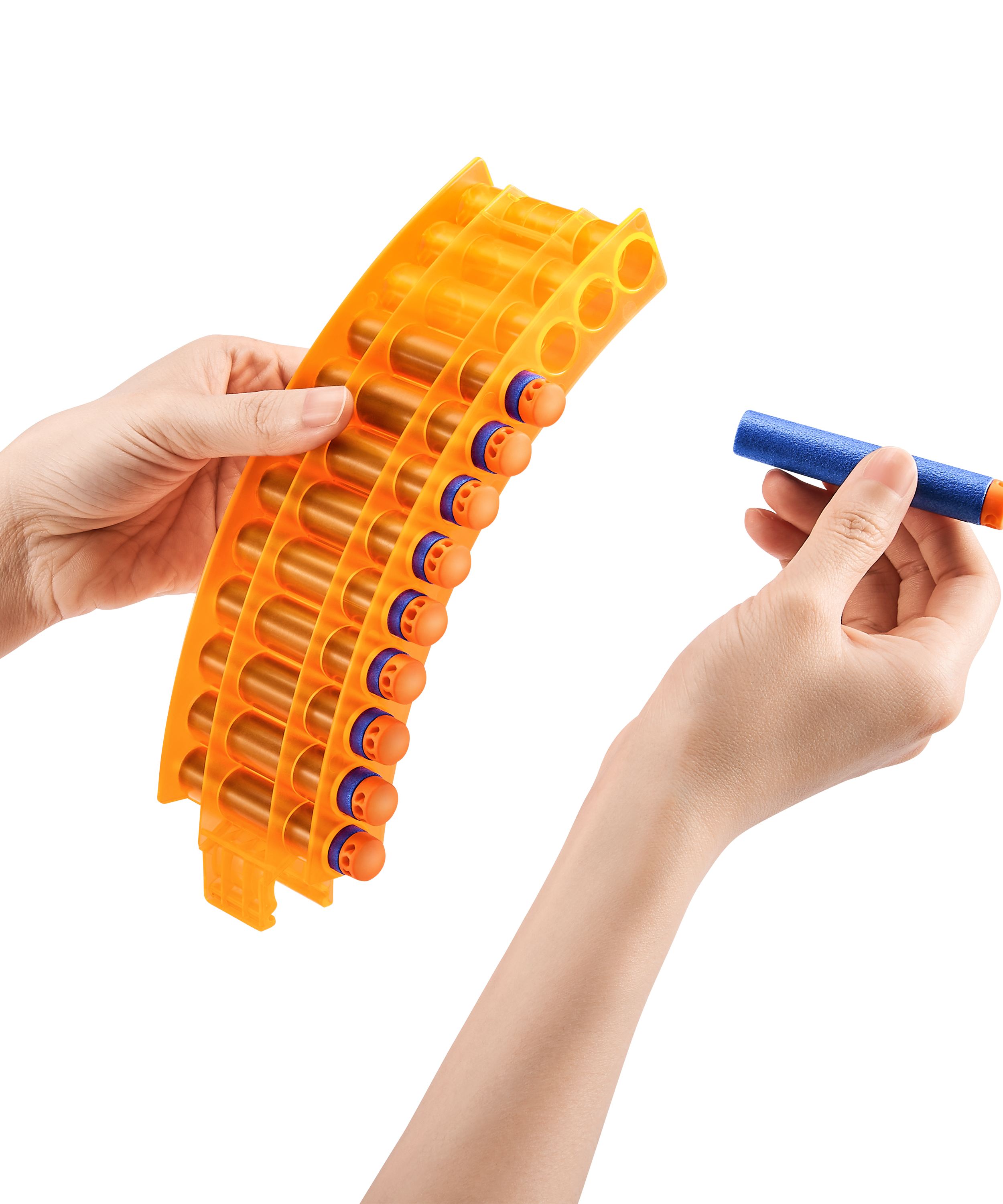 XSHOT Insanity Mad Mega Barrel Blaster, 72 Dart Capacity Toy Gun with Air Pocket Technology, Rapid-Fire Outdoor Blaster for Kids, Ages 3-5