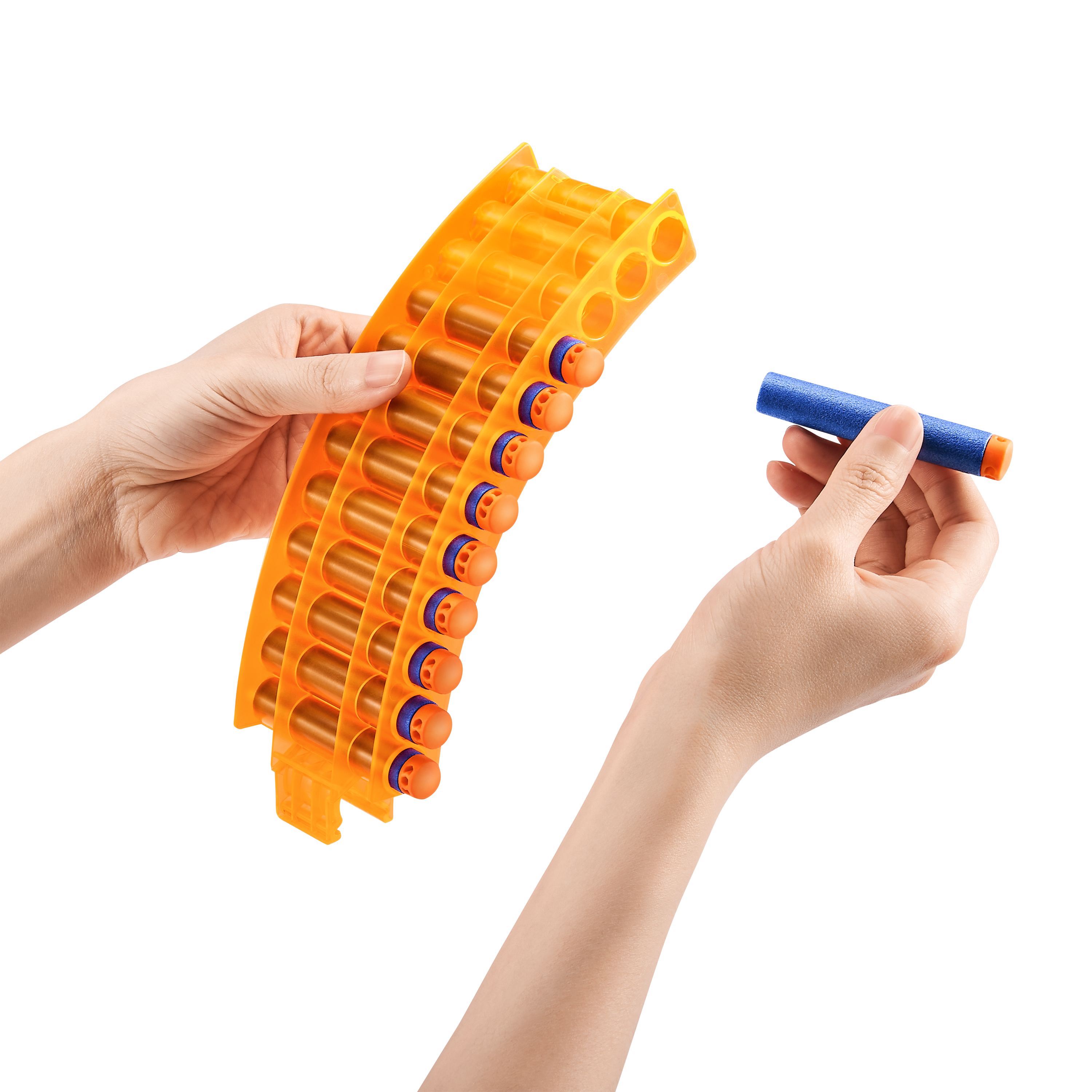 XSHOT Insanity Mad Mega Barrel Blaster, 72 Dart Capacity Toy Gun with Air Pocket Technology, Rapid-Fire Outdoor Blaster for Kids, Ages 3-5