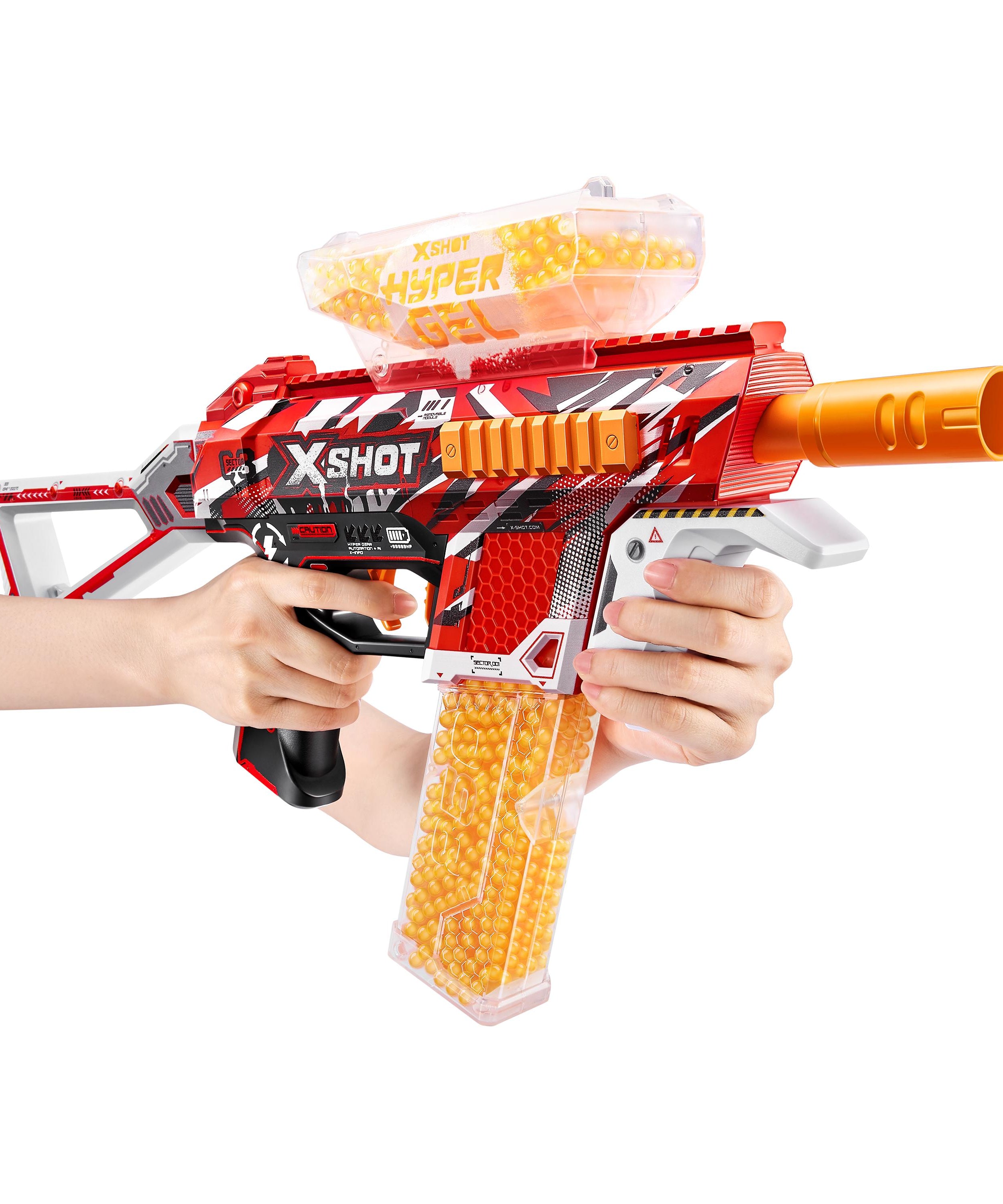 X Shot Hyper Gel Medium Blaster with 10000 Gellets, Shooting Toy for Boys, Age 14+