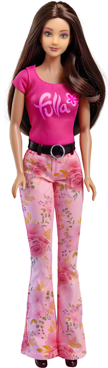 Fulla Casual Outfit Doll Collection, Stylish Fashion Doll with Trendy Clothes & Accessories, Perfect for Dress-Up and Role-Play Fun, Ideal Gift for Girls, Age 3+