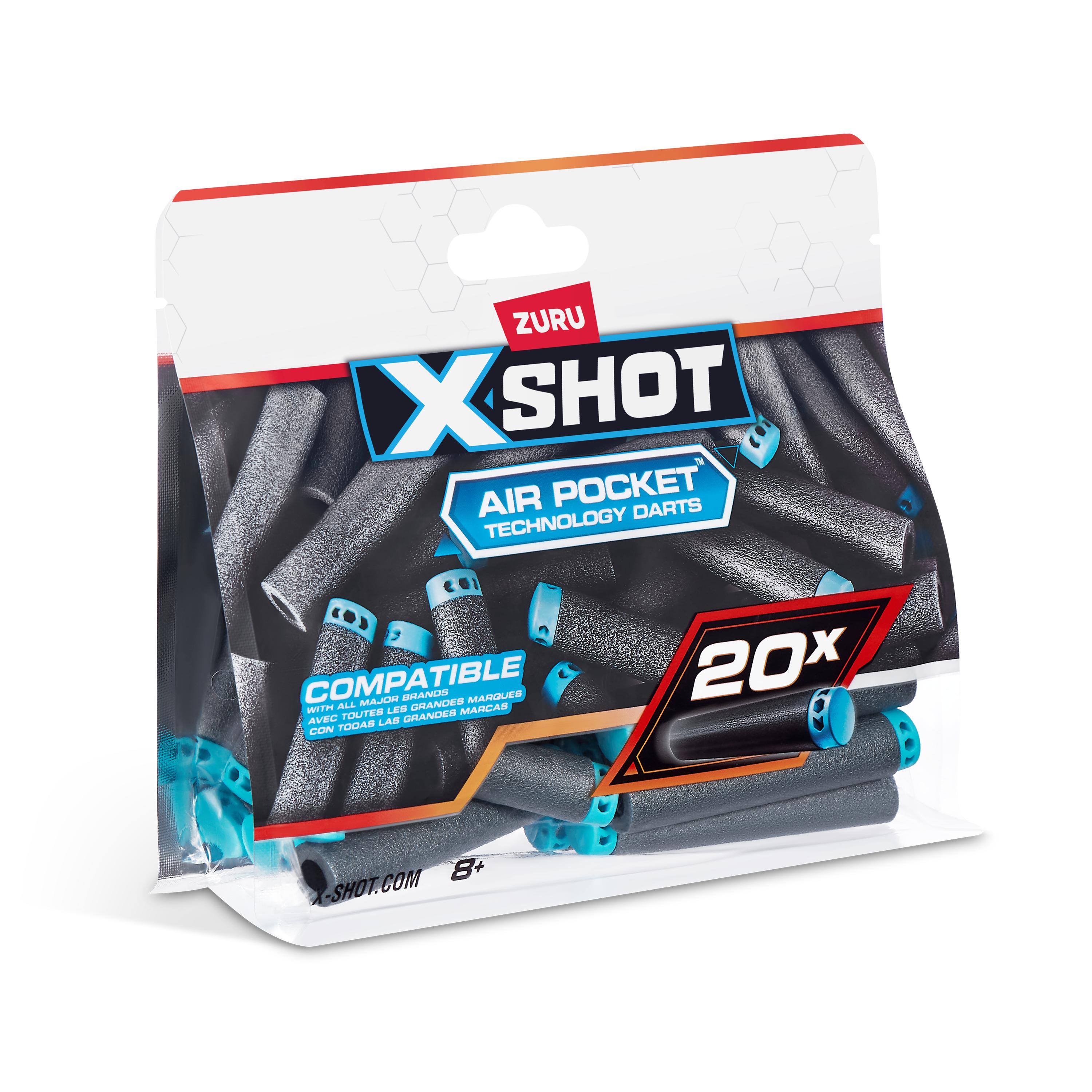X Shot Excel Refill Darts 20 pcs, Foam Dart Pack for Boys, Age 8+