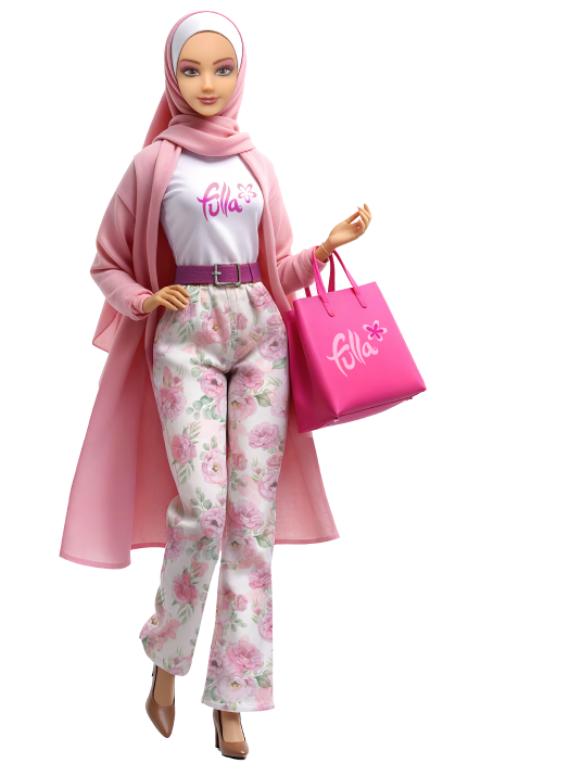 Fulla Smart Casual Outfit Doll, Stylish & Elegant Fashion Doll for Creative Role Play, Collectible Gift for Girls, Ages 3+