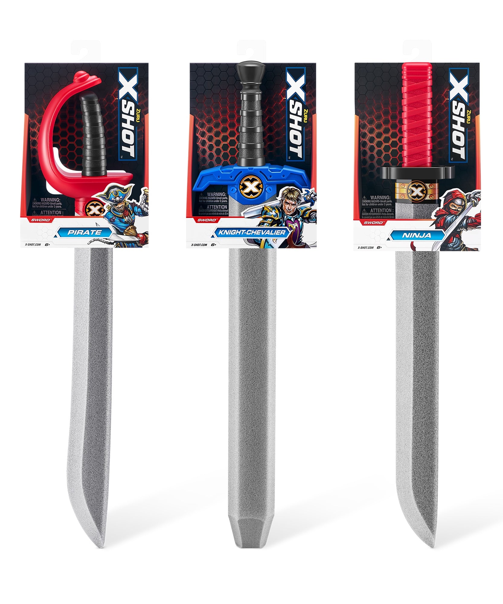 X Shot Swords Assorted, Toy Weapon Set for Boys, Age 6+