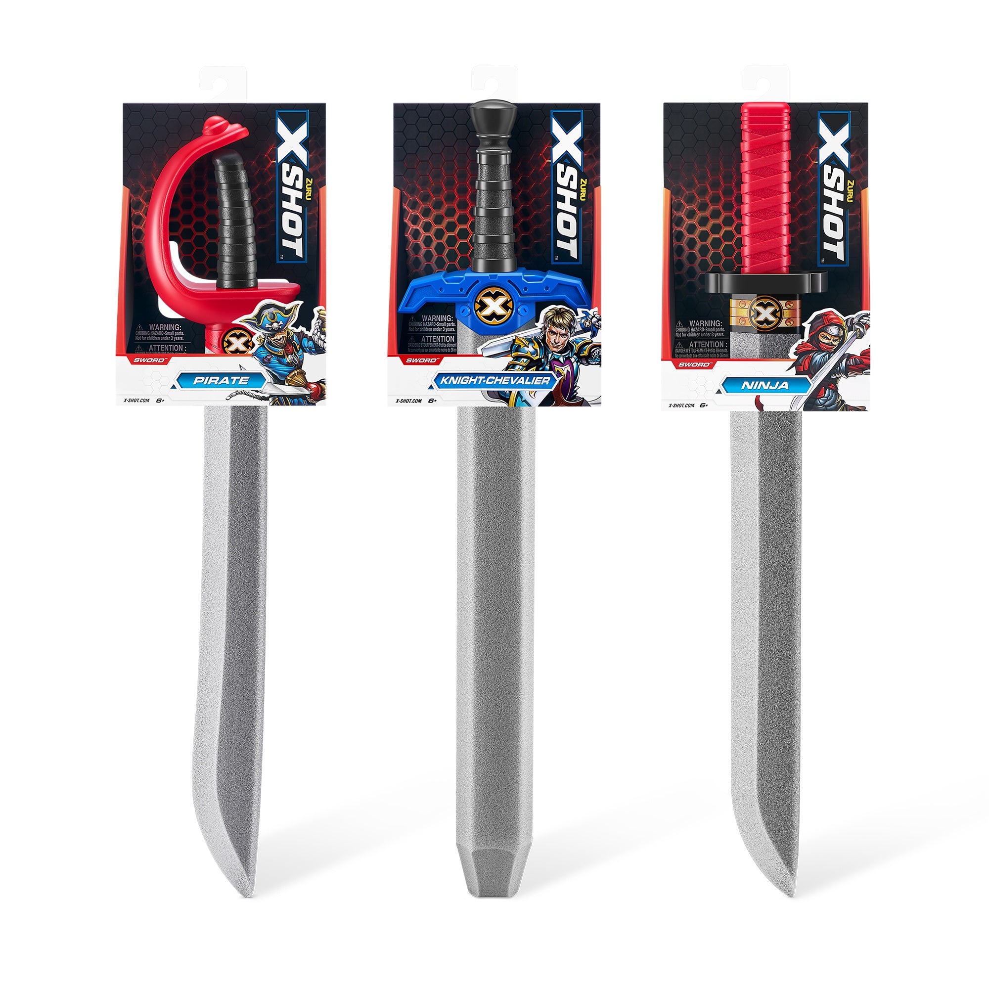 X Shot Swords Assorted, Toy Weapon Set for Boys, Age 6+