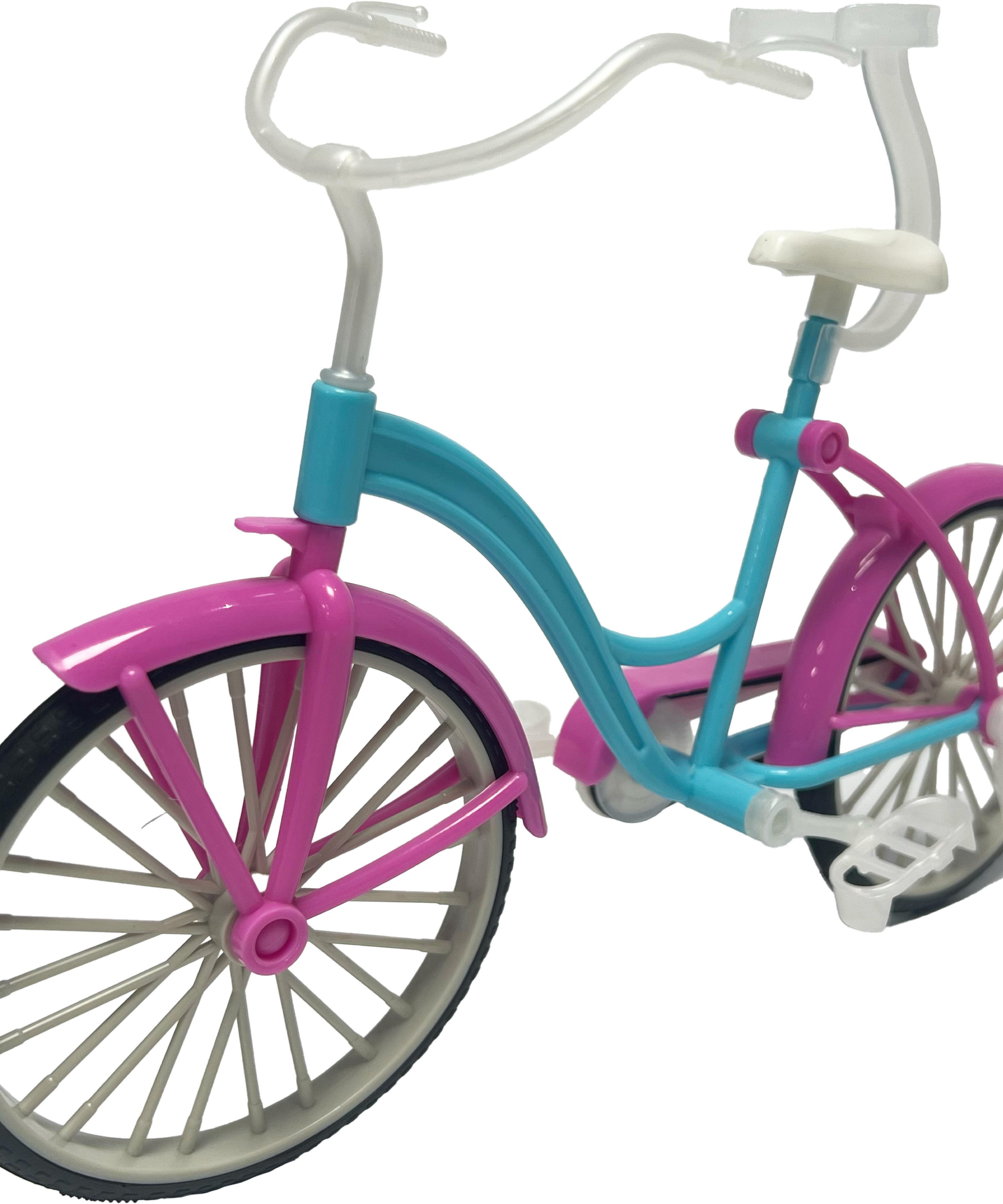 Fulla Doll with Bike and Helmet, Rolling Wheels, Fashion Outfit & Outdoor Adventure Play for Girls, Ages 3+