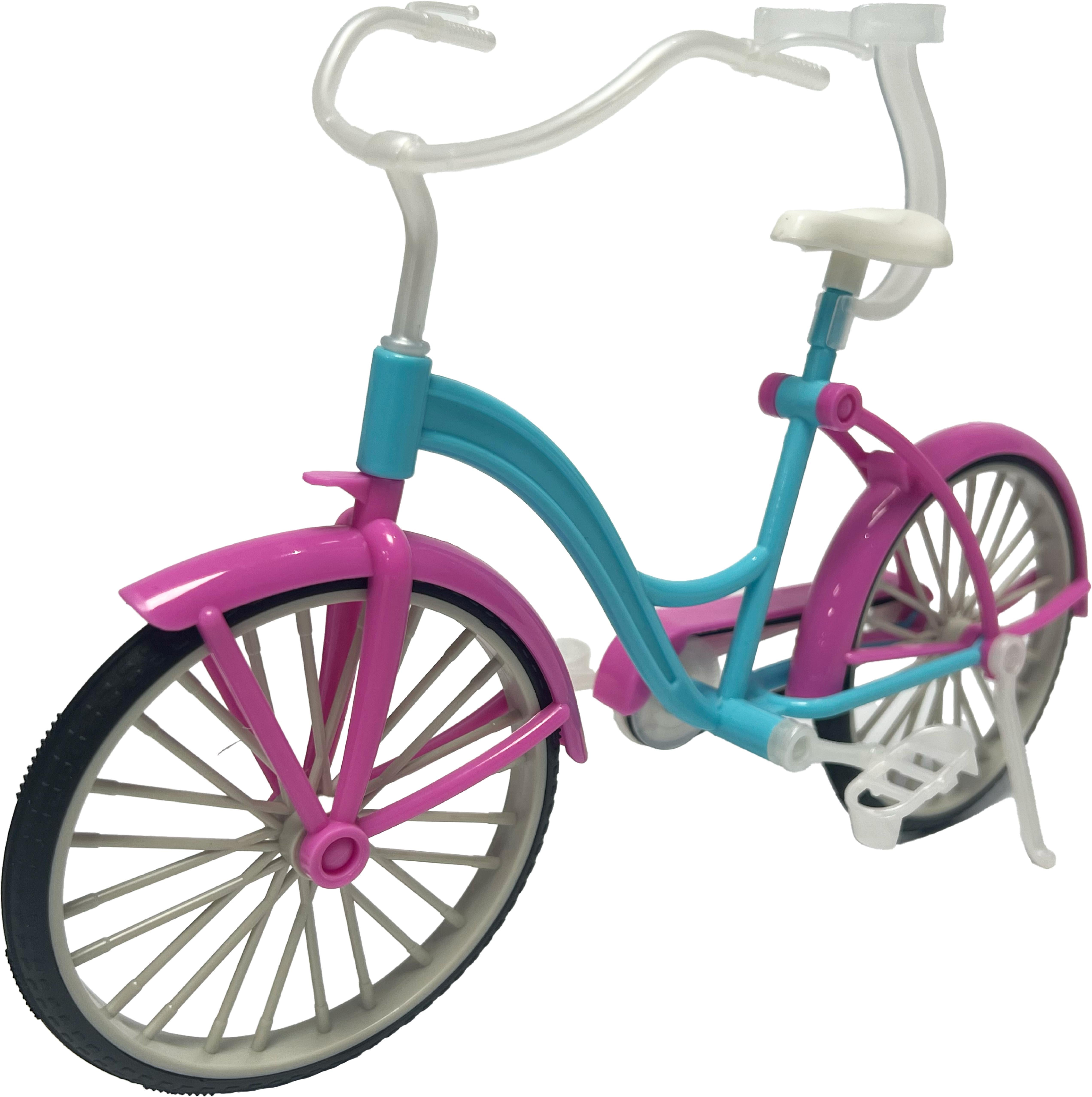 Fulla Doll with Bike and Helmet, Rolling Wheels, Fashion Outfit & Outdoor Adventure Play for Girls, Ages 3+