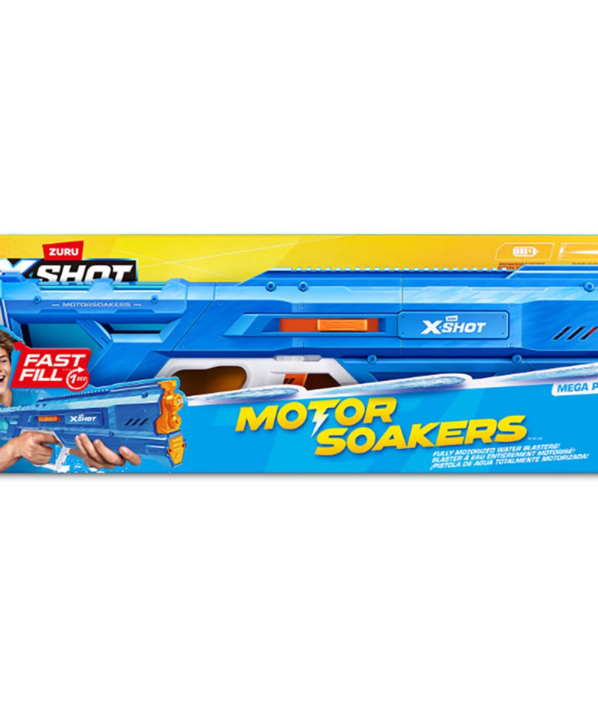XSHOT Fast Fill Motorized Water Blaster for Kids Ages 8+, 1100ml Tank, 29ft Blast, Rechargeable Battery