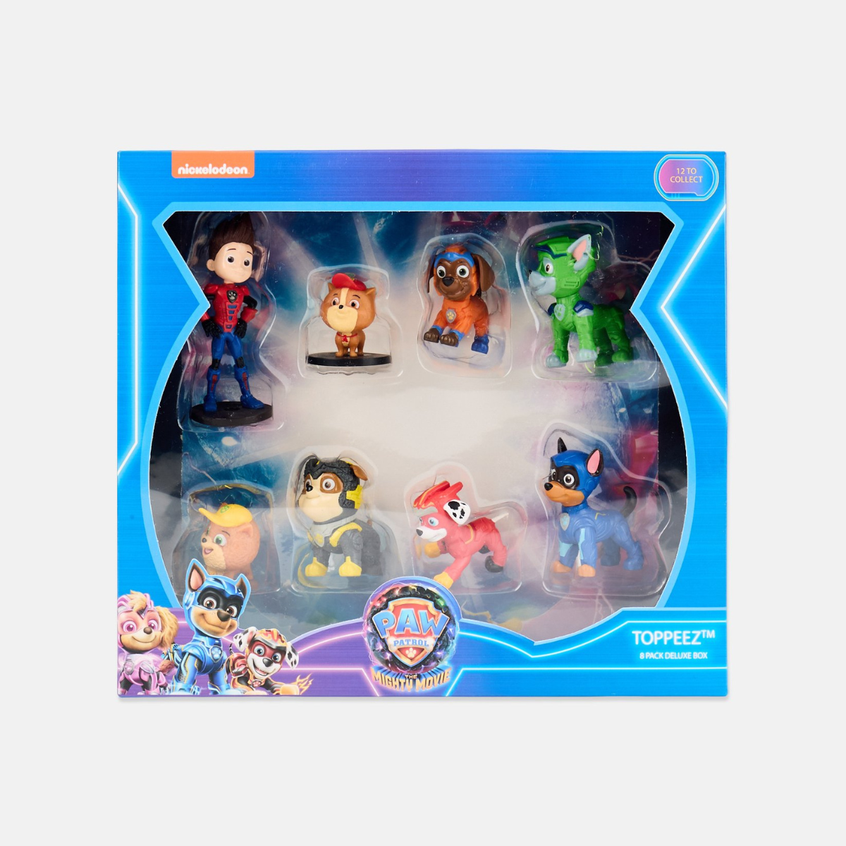 Paw Patrol The Mighty Movie Pencil Toppeez, Collectible Character Toppeez for Kids, 1pk / 3pk / 4pk / 8pk, School Accessories, PAW Patrol Movie Toys, Assorted Designs