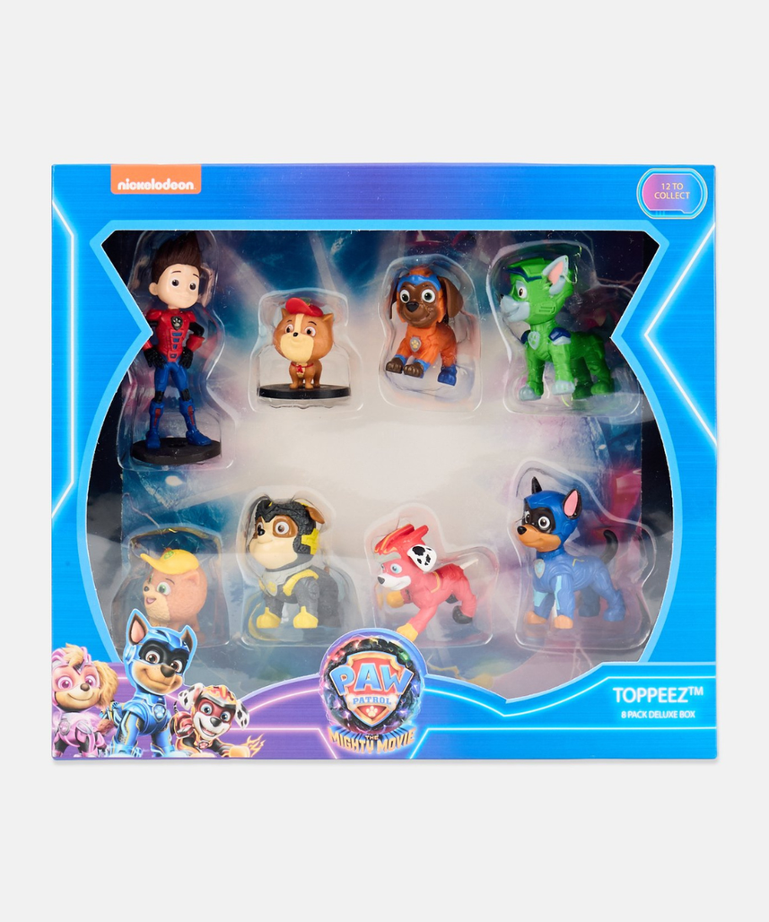 Paw Patrol The Mighty Movie Pencil Toppeez, Collectible Character Toppeez for Kids, 1pk / 3pk / 4pk / 8pk, School Accessories, PAW Patrol Movie Toys, Assorted Designs