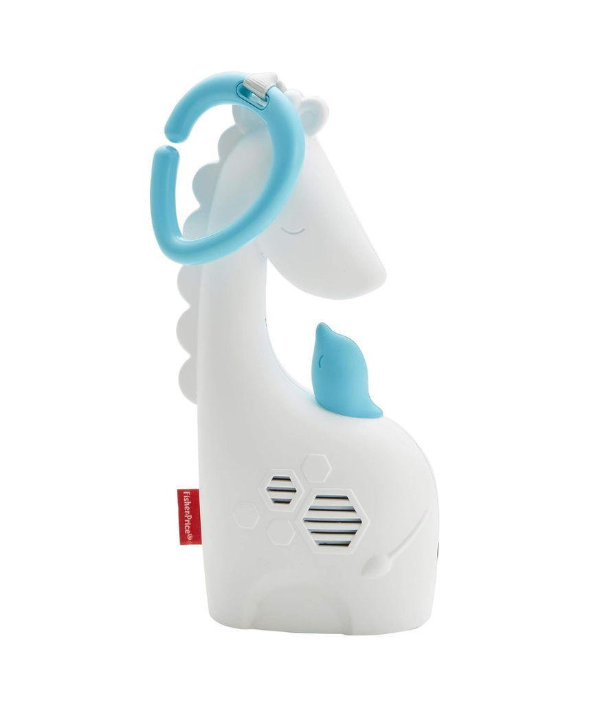 Fisher Price Core Soothe and Go Giraffe, FGG90 Portable Baby Soother, Multi Colour, Sensory Development Toy, 2 AA Battery Operated, 3 Years and Up