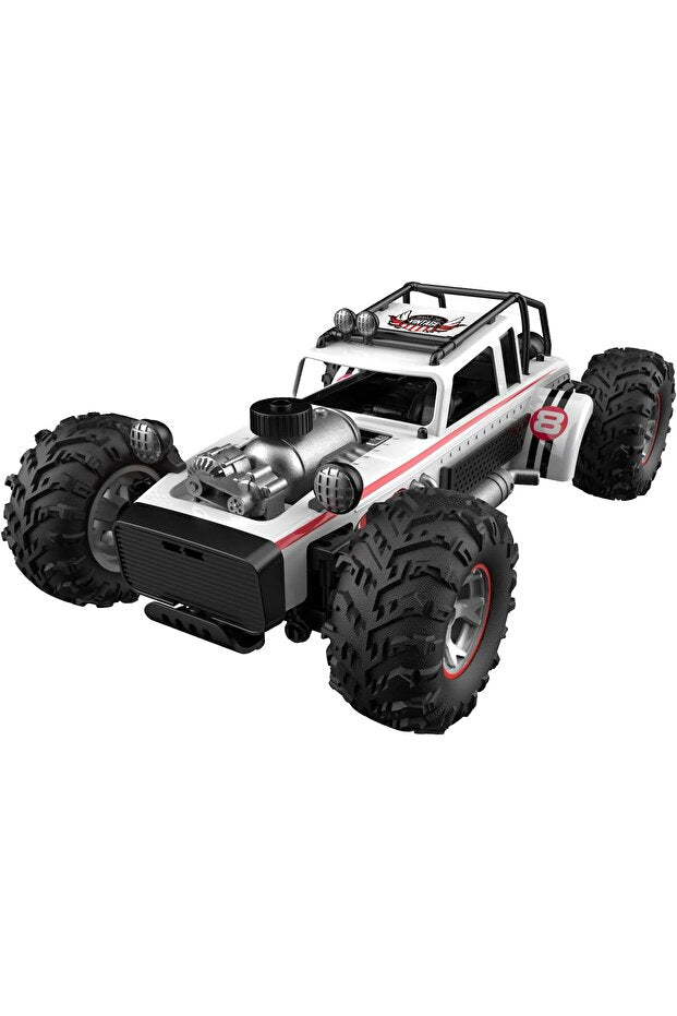 Crazon 1:10 4WD High Speed RC Car with Smoke Effect, 2.4GHz Remote Control, Rechargeable Battery, 6+