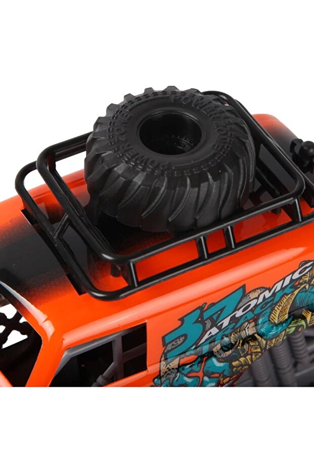 Crazon 1:18 Oversize Wheel Cross-Road RC Car, 2.4GHz Remote Control, 2WD, Rechargeable Battery, 3+