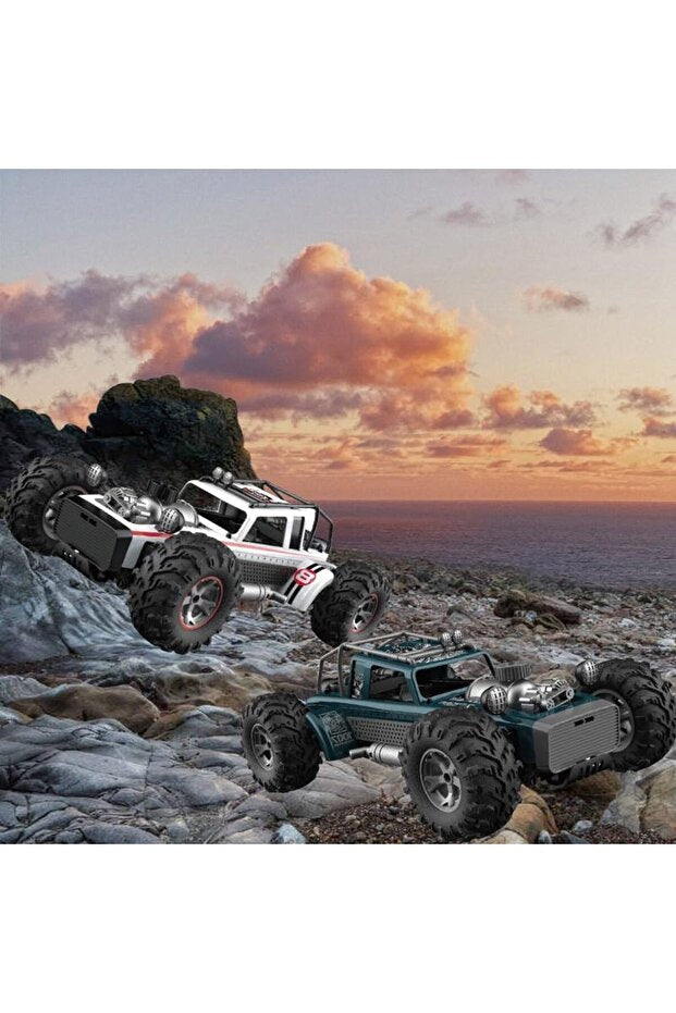 Crazon 1:10 4WD High Speed RC Car with Smoke Effect, 2.4GHz Remote Control, Rechargeable Battery, 6+