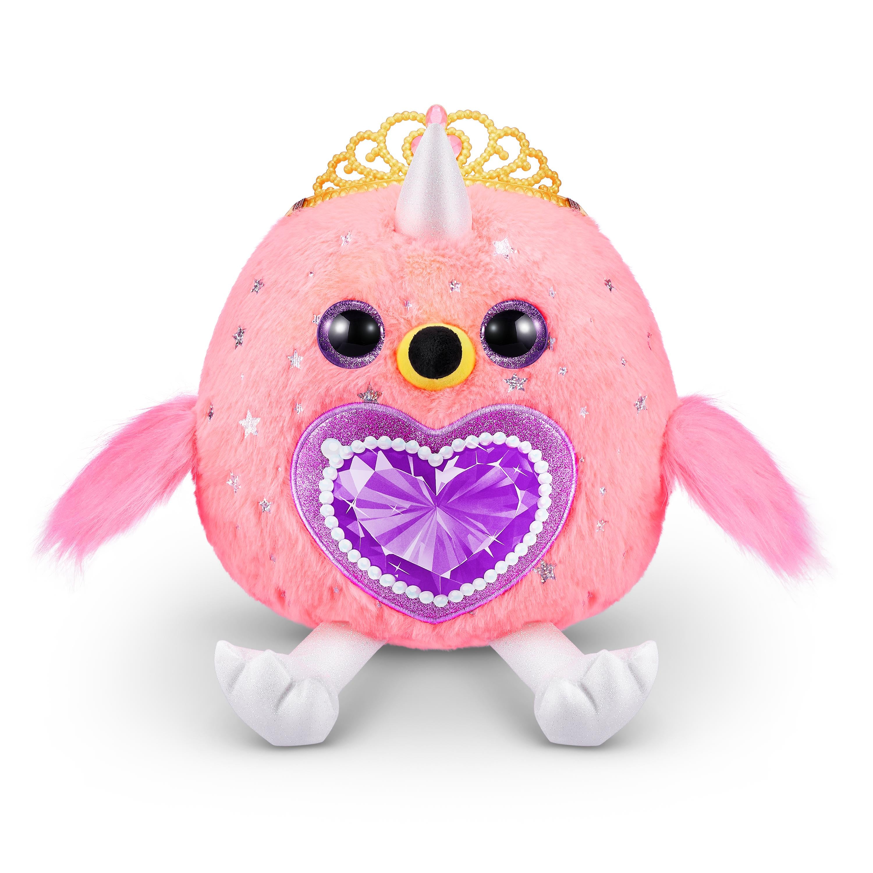 Rainbocorns Fairycorn Princess Surprise (Puppy) 11" Collectible Plush Toy with 35+ Surprises, Fairy Wings, Tiara, Wand, Boo-Boocorn, and Surprise Egg, Soft Toy for Girls Ages 3+