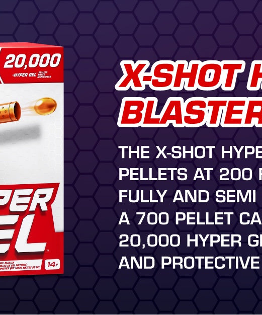 X Shot Hyper Gel Blaster Large with 20000 Gellets, Toy for Boys, Age 14+