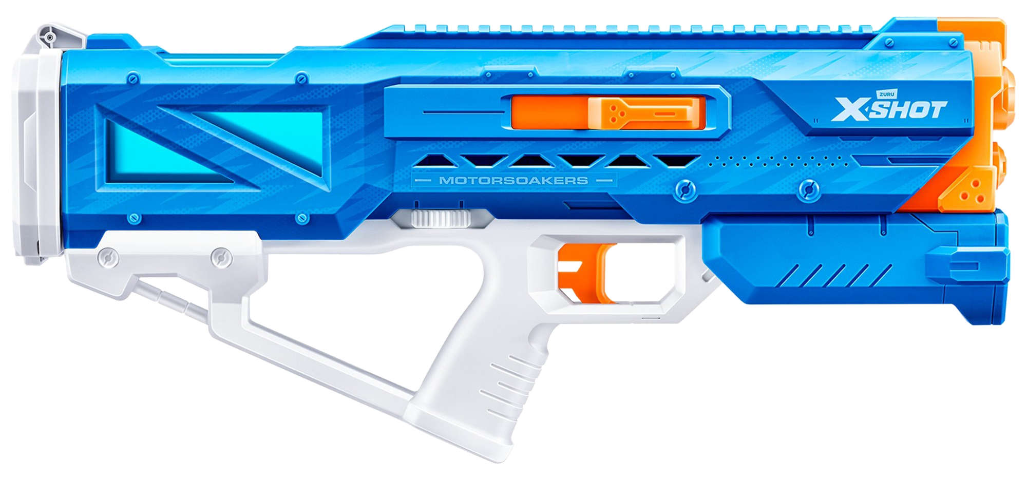 XSHOT Water Fast Fill Motor Soaker Hydra Pulse Water Toy Gun, Motorized Water Blaster with 650ml Capacity, Fast-Fill Technology, Rechargeable Battery, Blasts Up to 29 Feet, Outdoor Summer Water Toy for Boys and Girls Age 8+