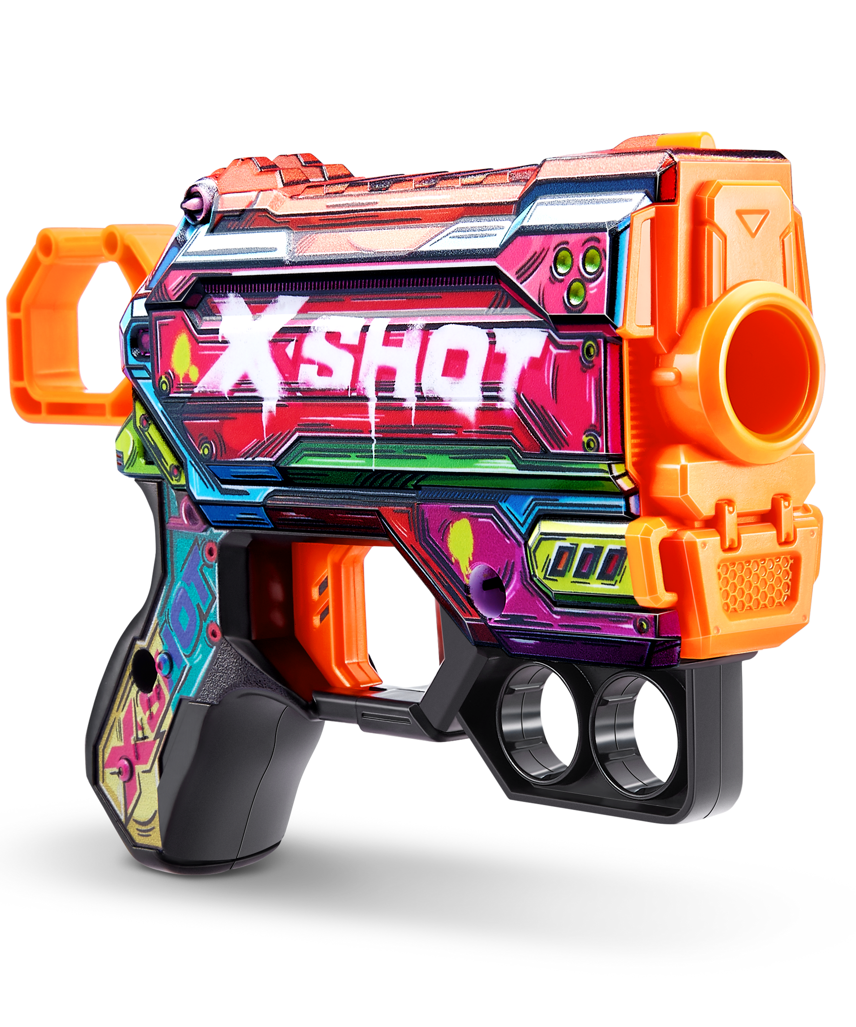 X Shot Skins Menace Blaster, Compact Foam Dart Gun for Boys, Age 8+