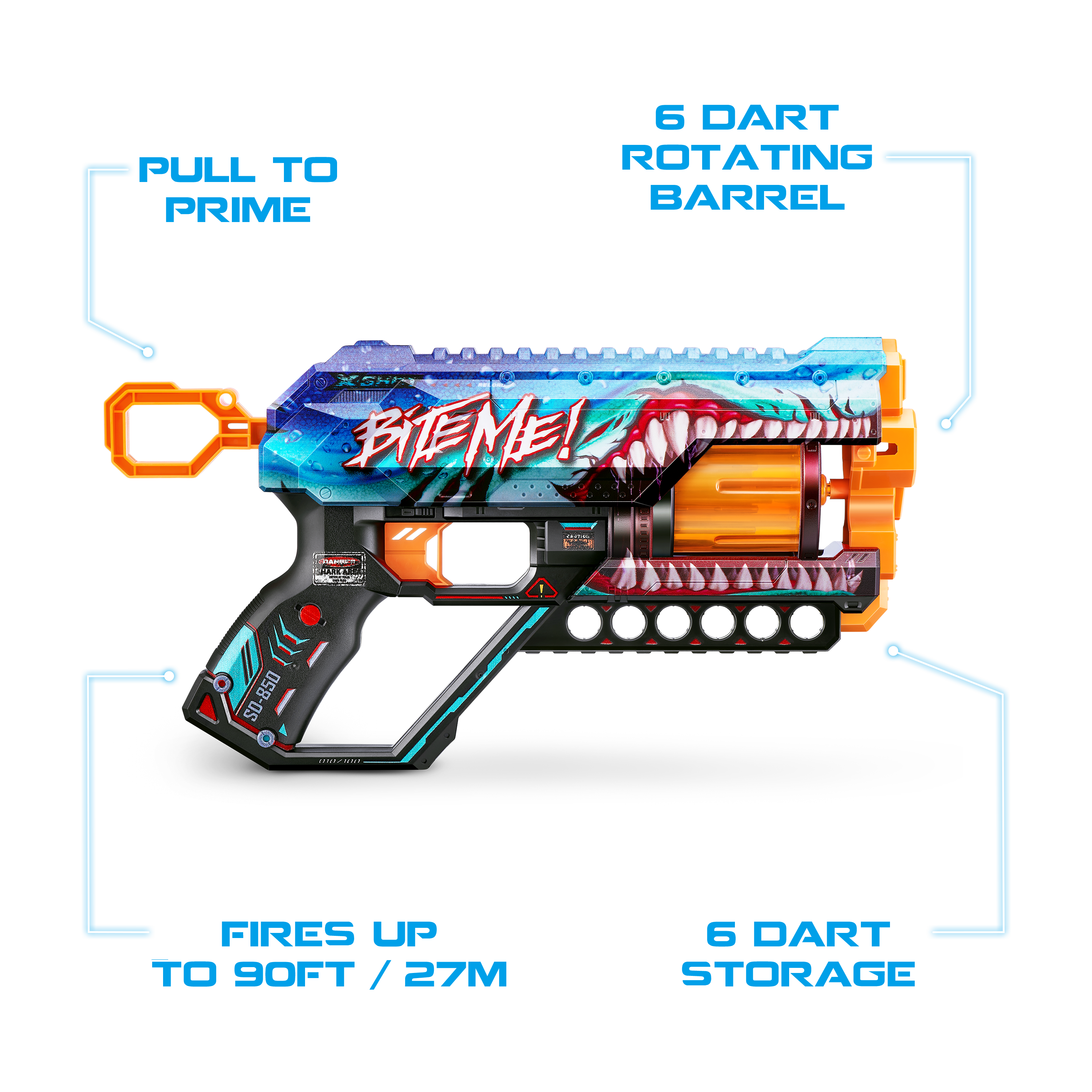 X Shot Skins Griefer 12 Darts Blaster, Foam Dart Toy Gun for Boys, Age 8+