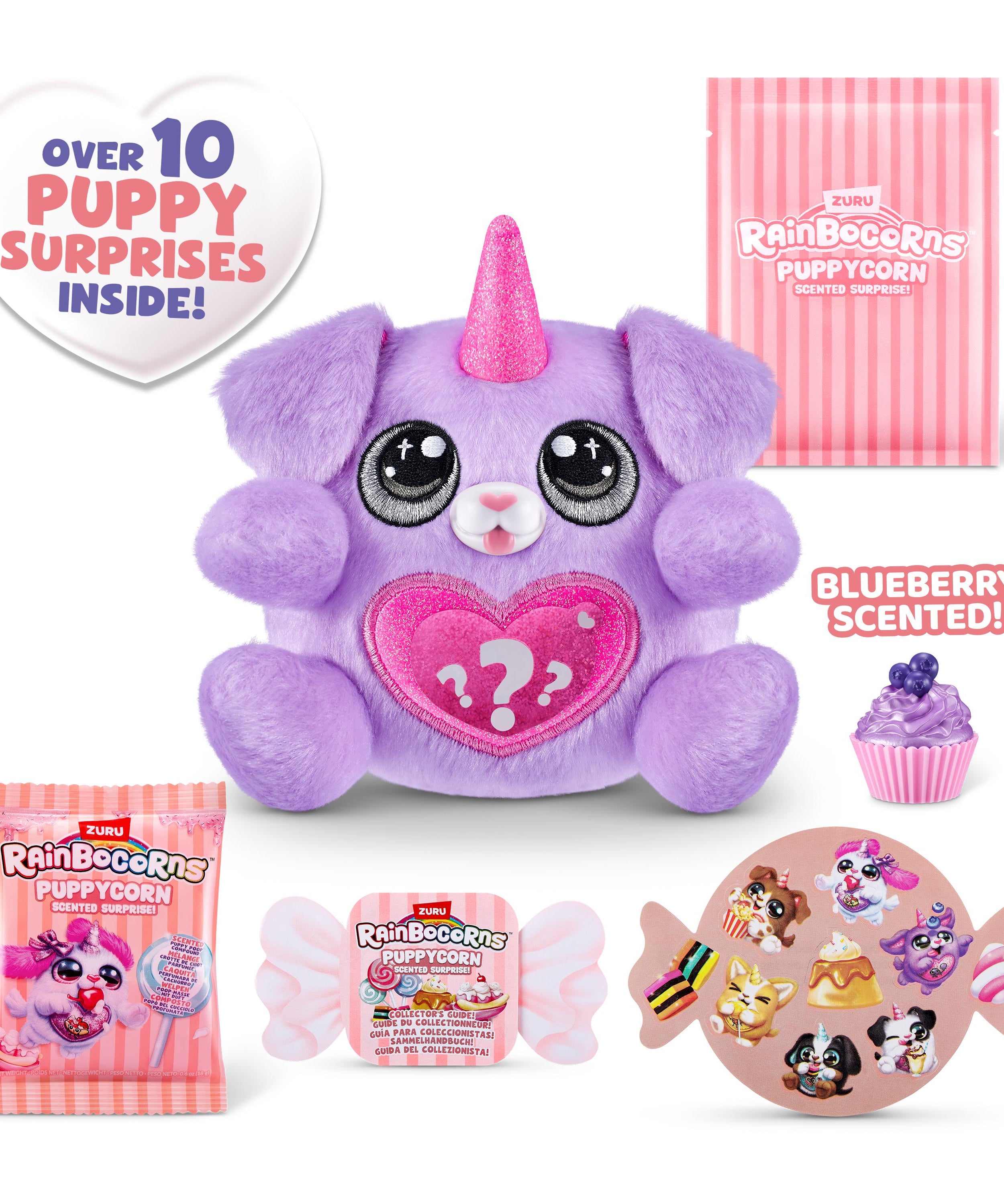 Rainbocorns Puppycorn Surprise S8 PDQ, Cute Collectible Plush Toy for Girls, Age 3+