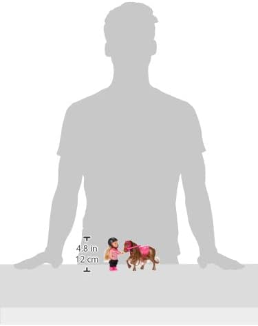 Evi LOVE Doll with Pony and Riding Outfit, 12 cm, Ages 3+