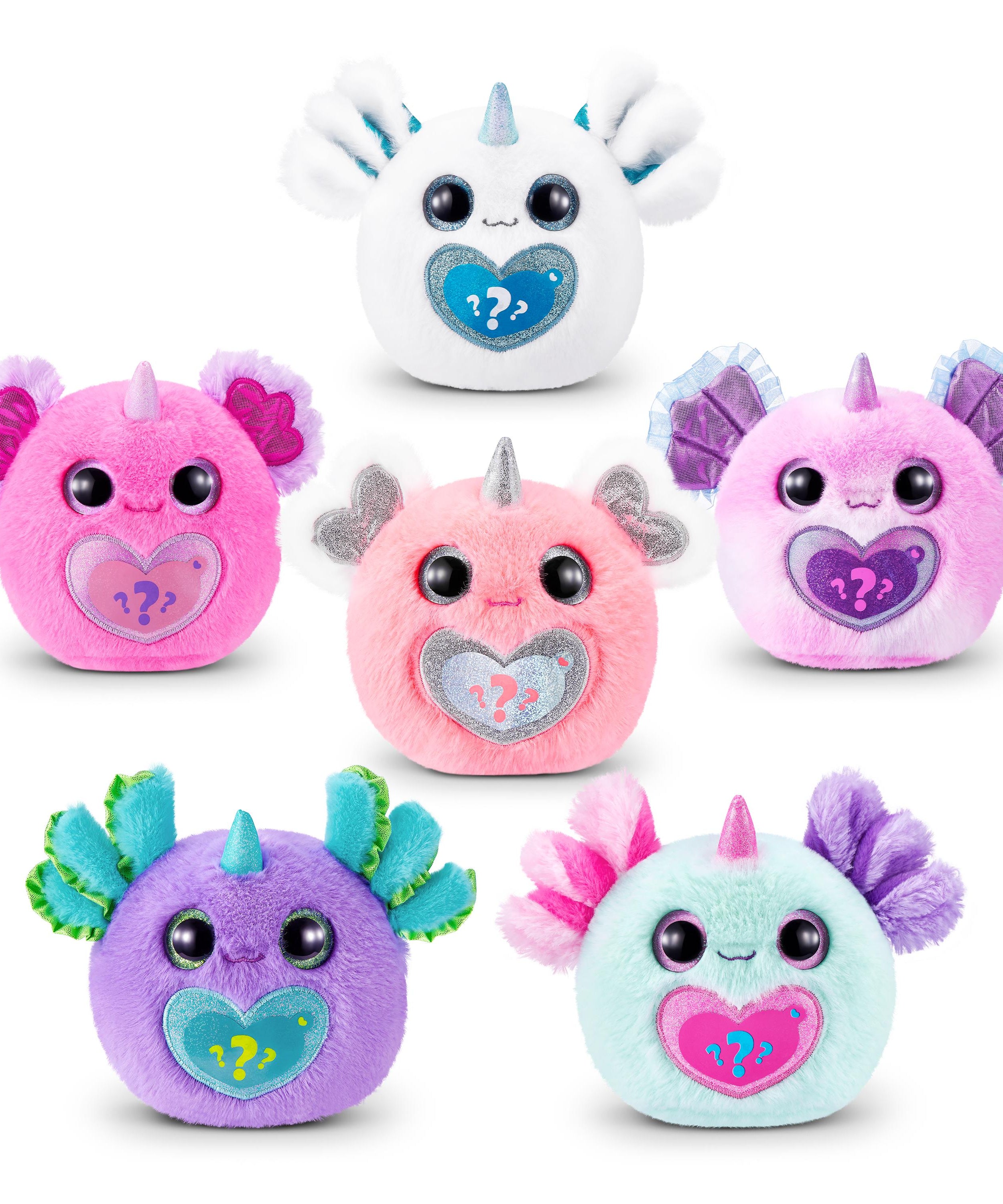 Rainbocorns Axolotlcorn Surprise Plush, Collectible Toy for Girls, Age 3+